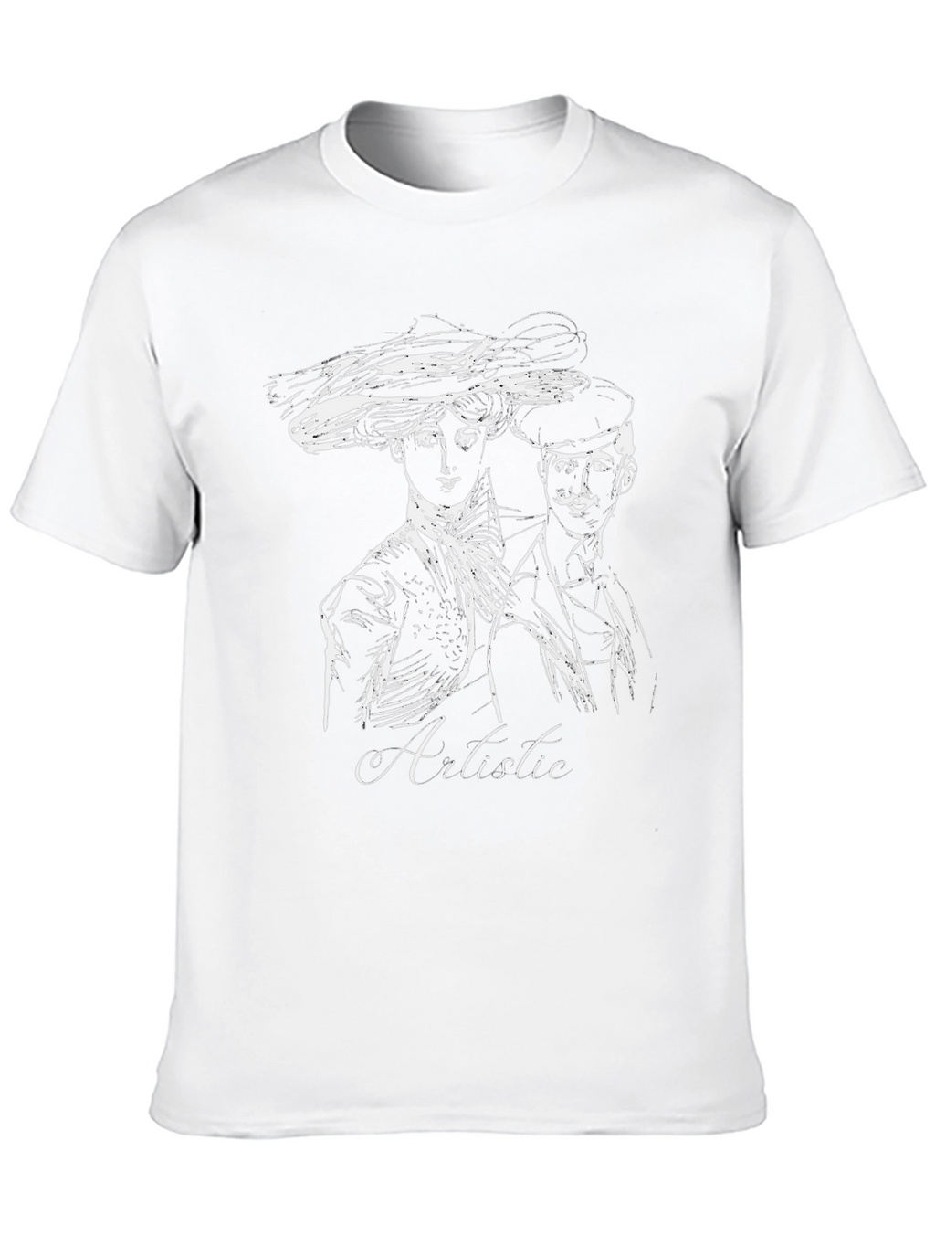 Artistic Sketch Graphic Tee