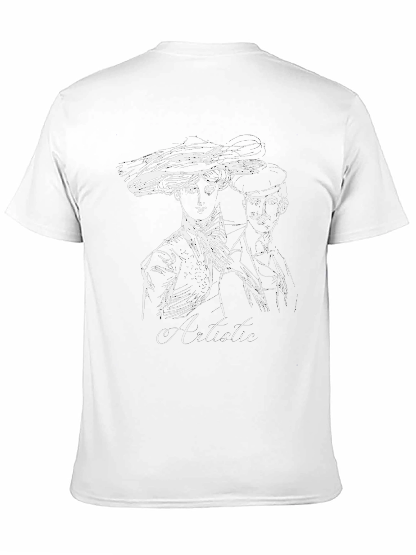 Artistic Sketch Graphic Tee