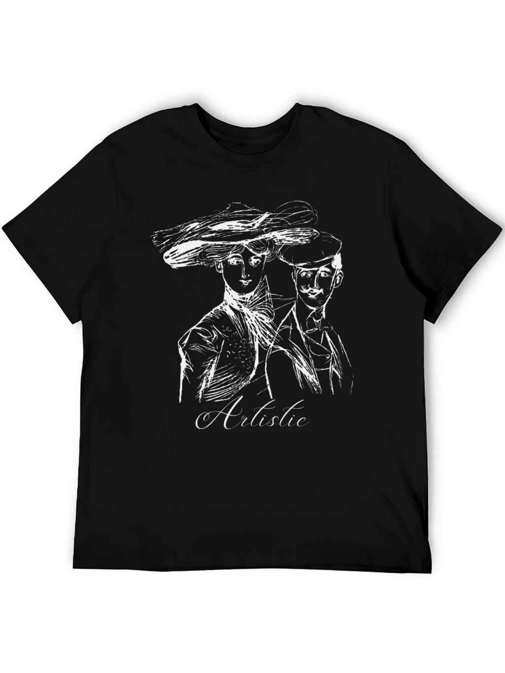 Artistic Sketch Graphic Tee