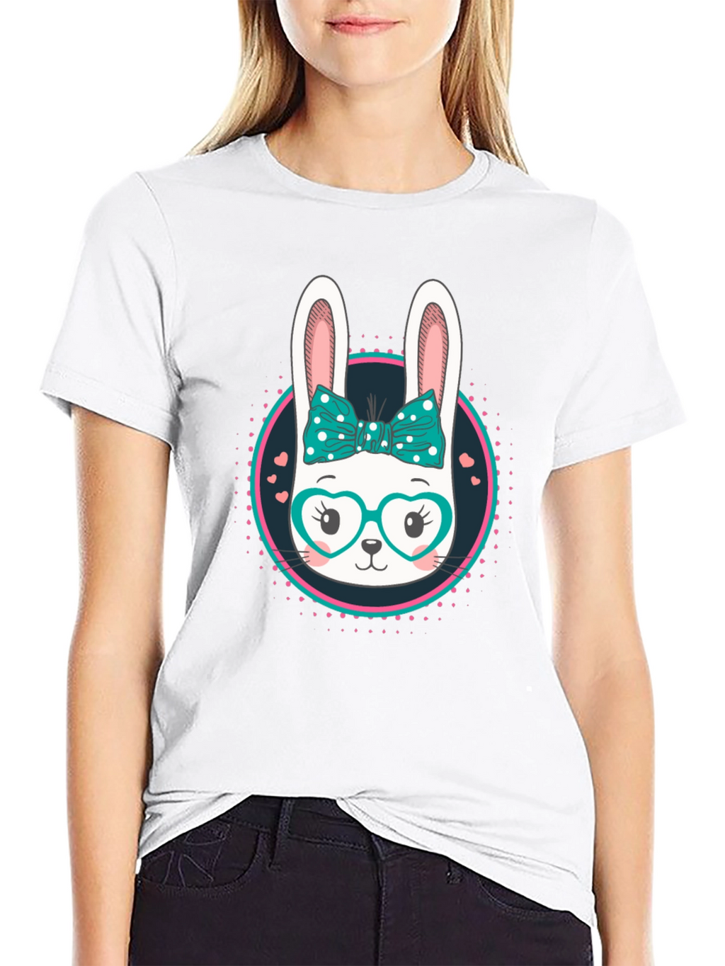 Bunny Love T-Shirt - Cute Rabbit Design