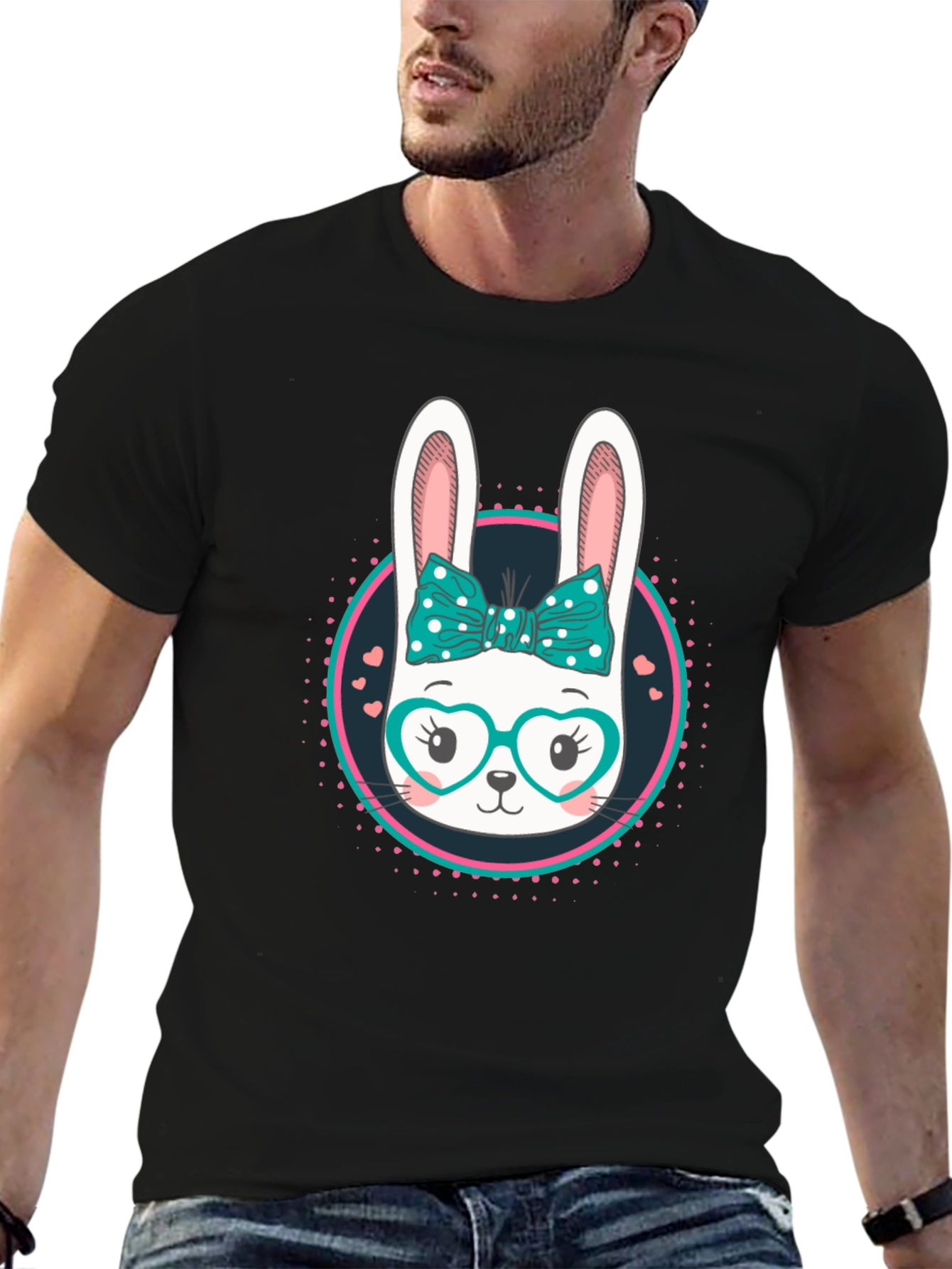 Bunny Love T-Shirt - Cute Rabbit Design