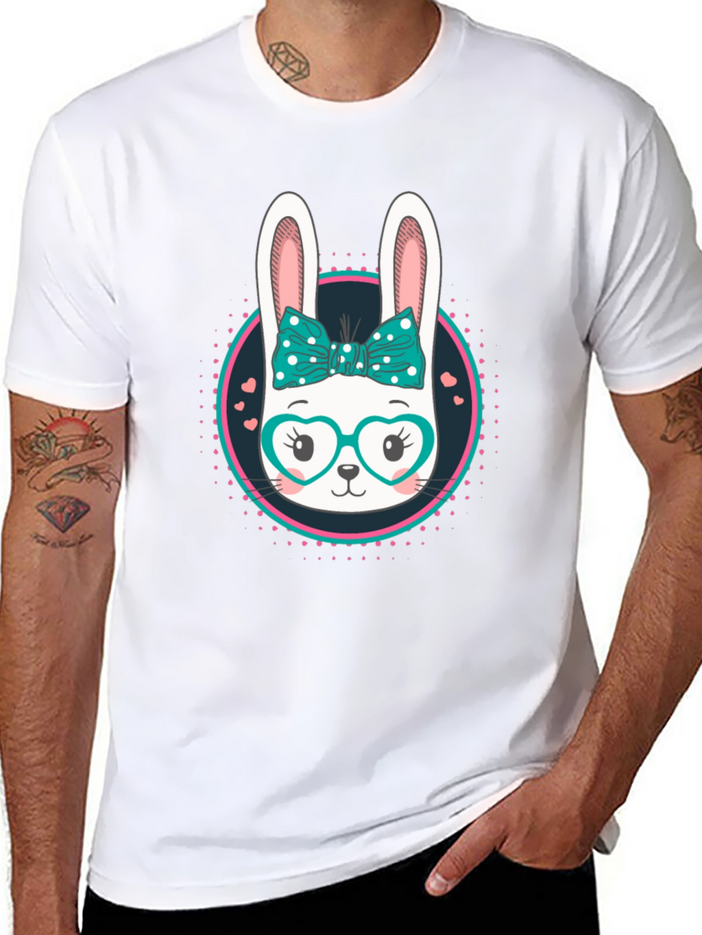 Bunny Love T-Shirt - Cute Rabbit Design