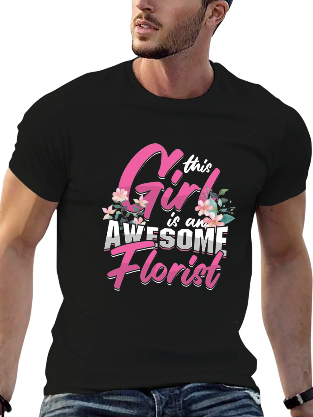 Awesome Florist Girl T-Shirt