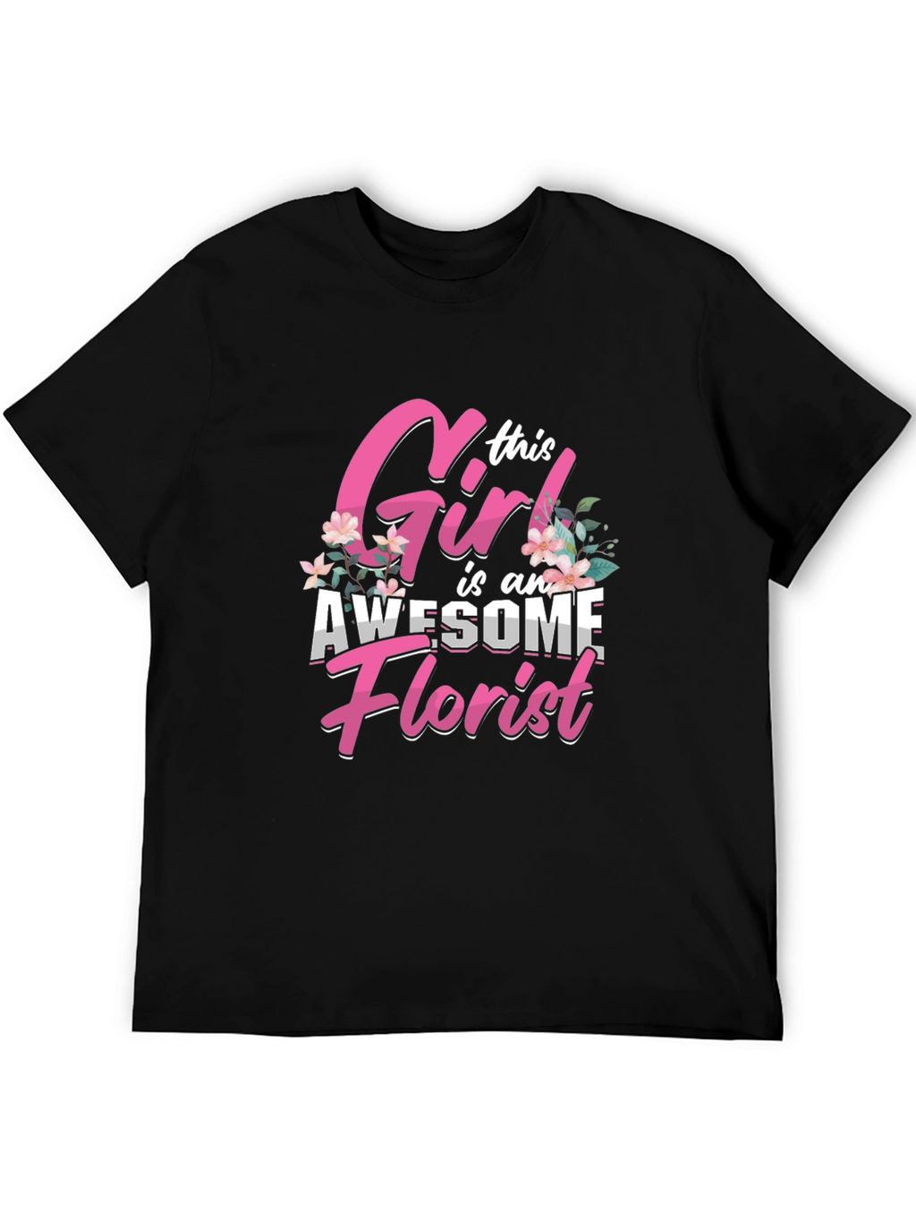 Awesome Florist Girl T-Shirt