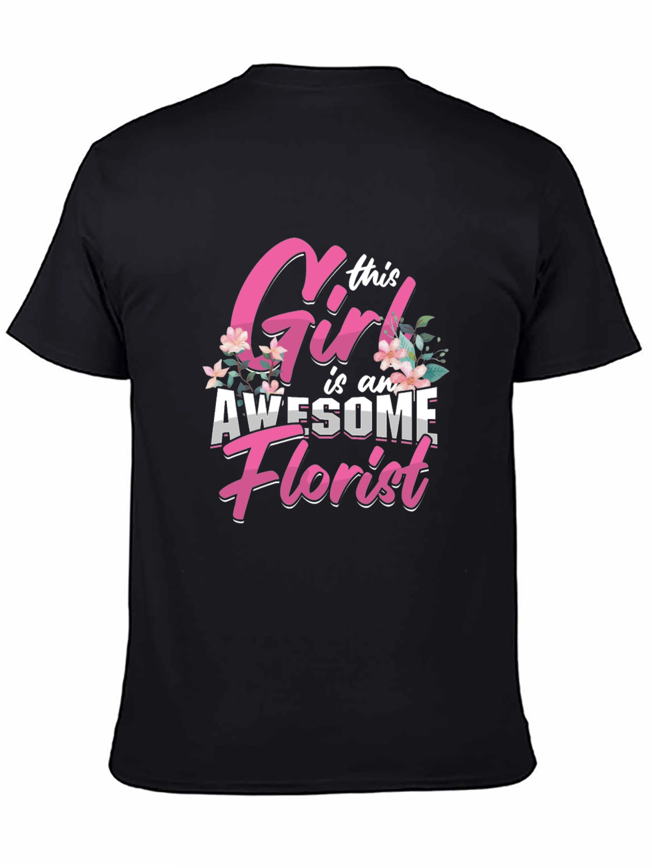 Awesome Florist Girl T-Shirt
