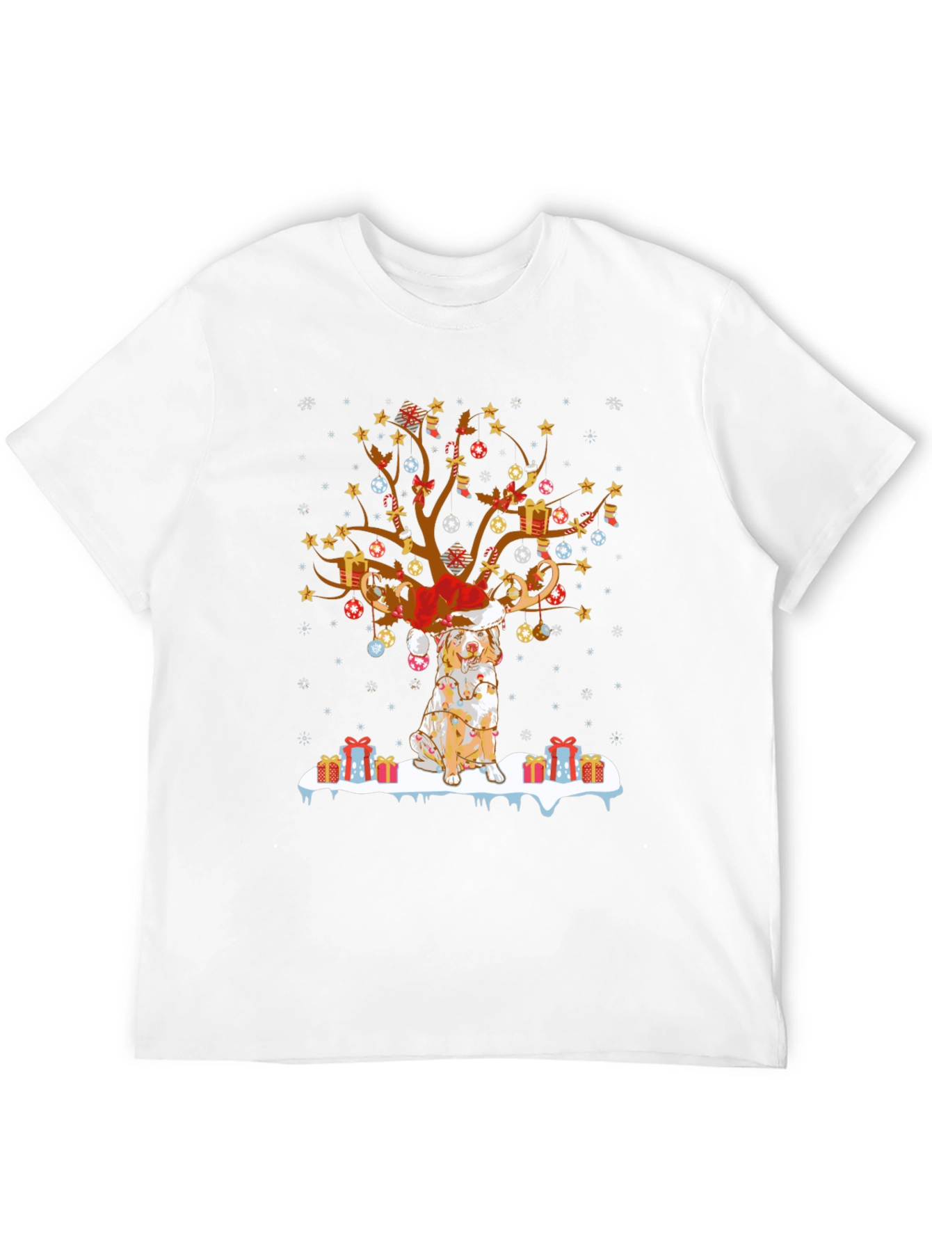 Festive Dog Christmas Tree Tee