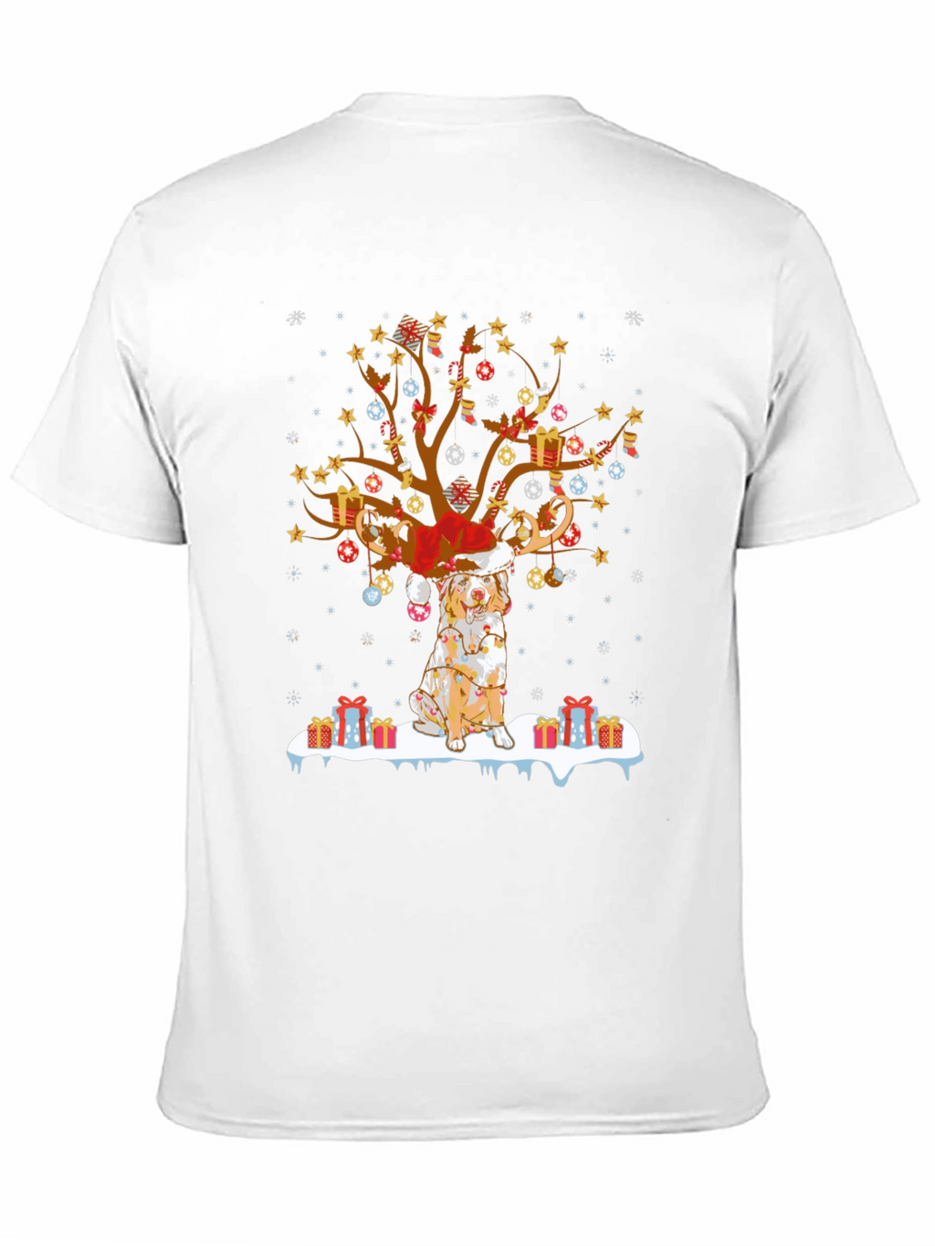 Festive Dog Christmas Tree Tee