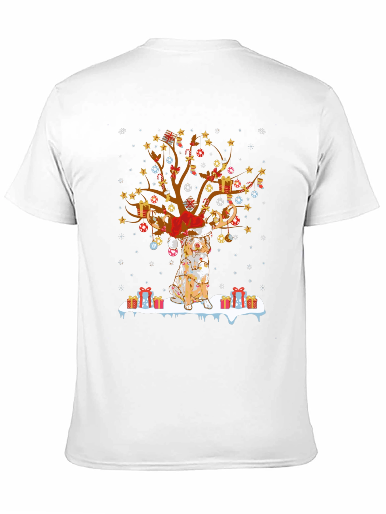 Festive Dog Christmas Tree Tee