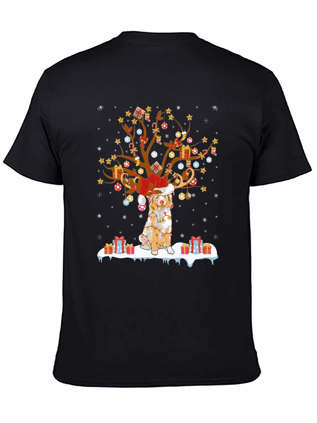 Festive Dog Christmas Tree Tee