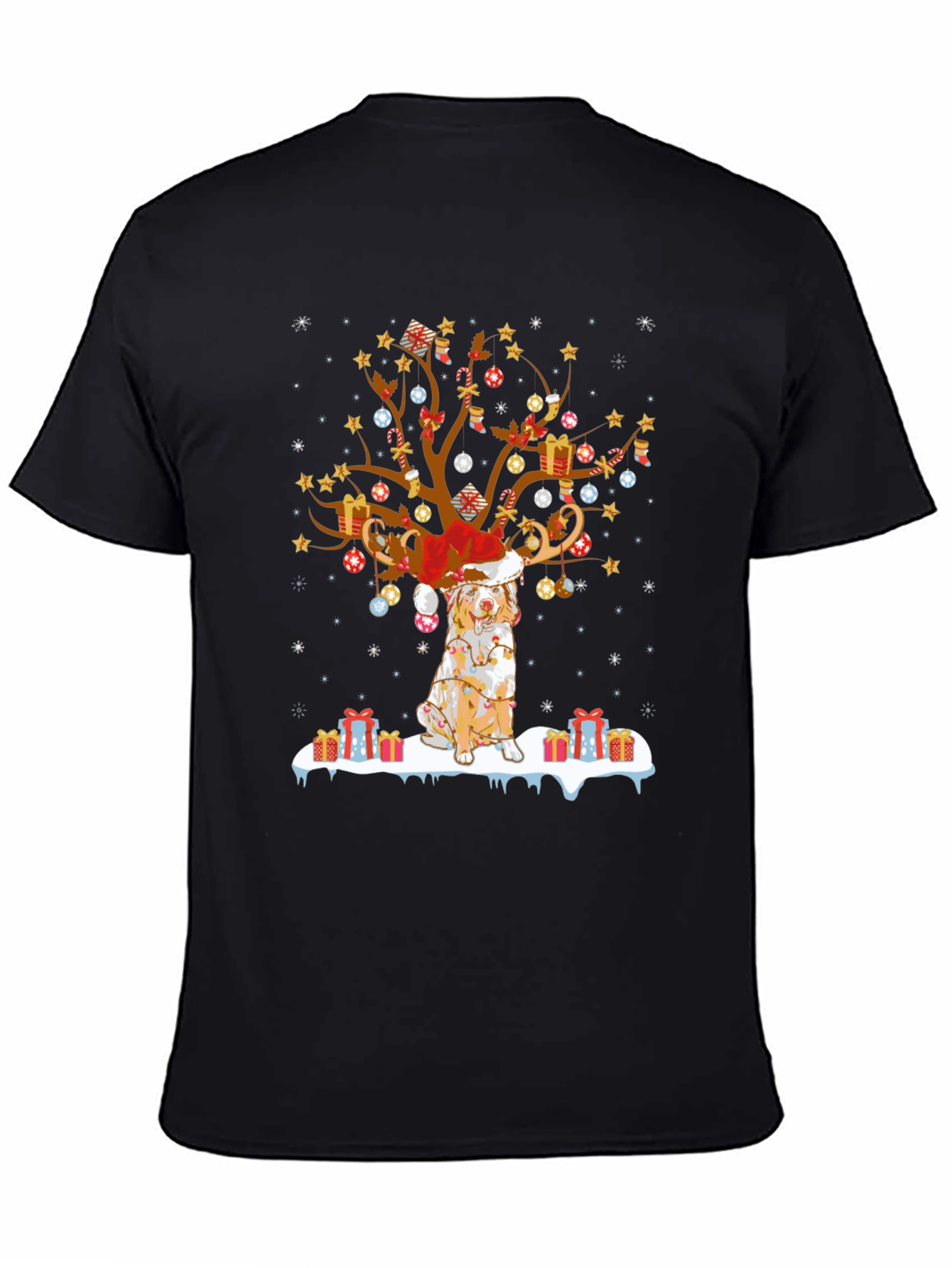 Festive Dog Christmas Tree Tee