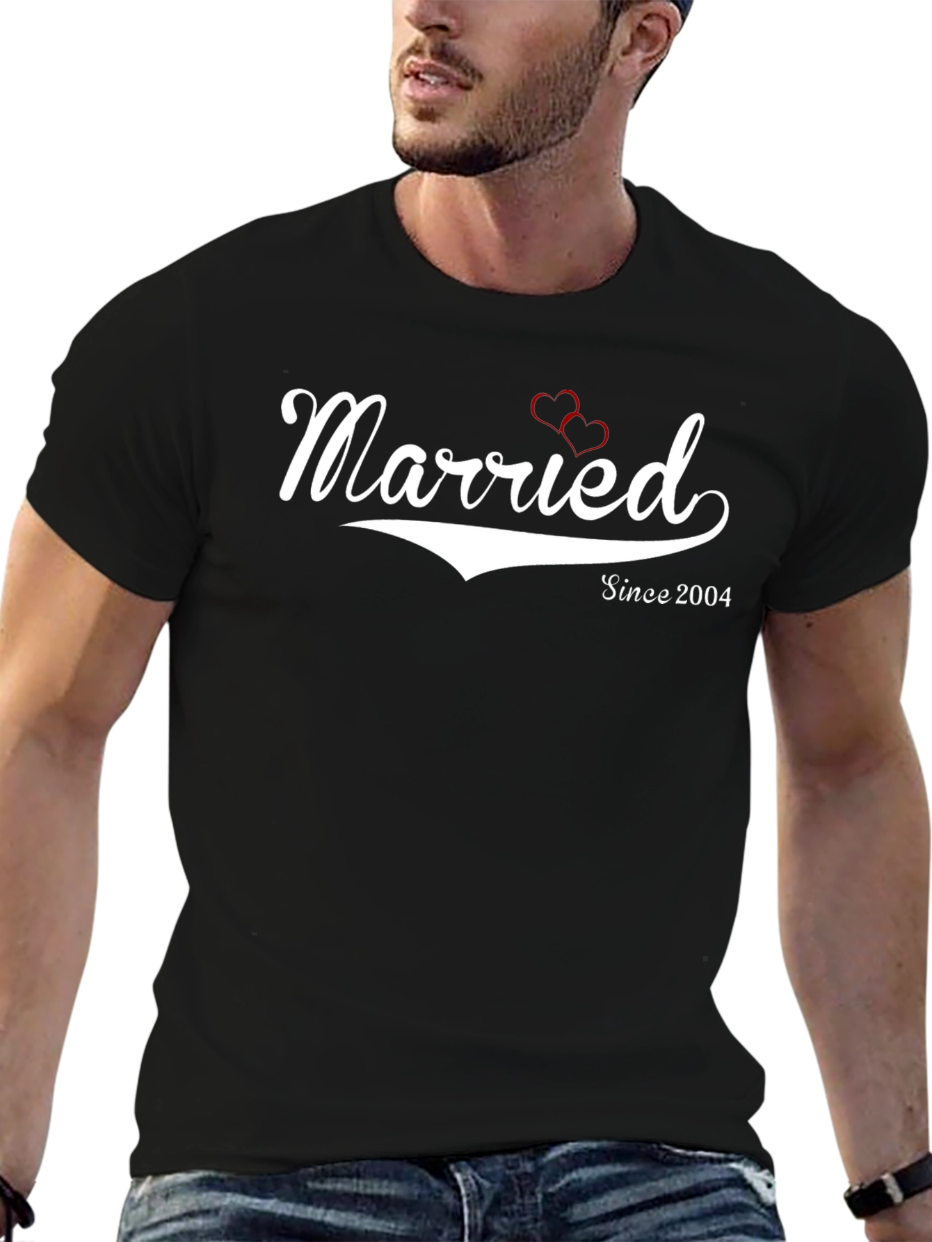 Married Since 2004 Black T-Shirt
