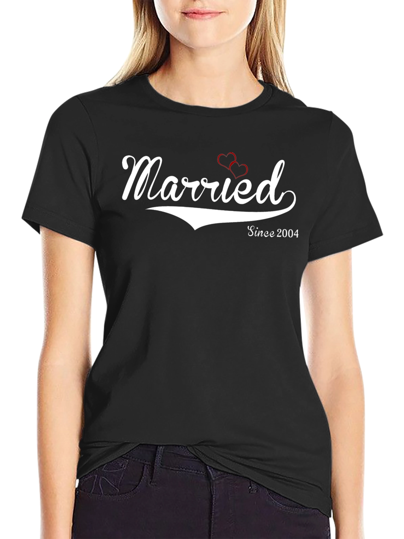 Married Since 2004 Black T-Shirt