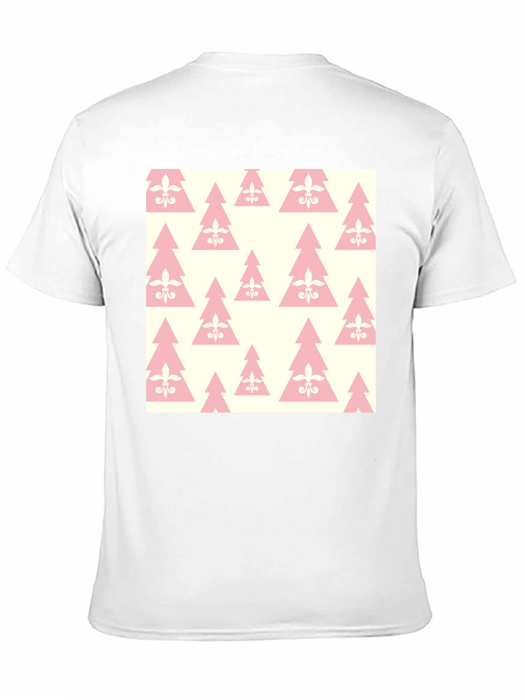 Fleur-de-lis Christmas Tree Pattern T-Shirt