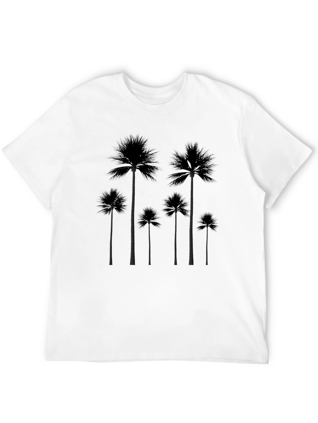 Palm Tree Silhouette Black T-Shirt