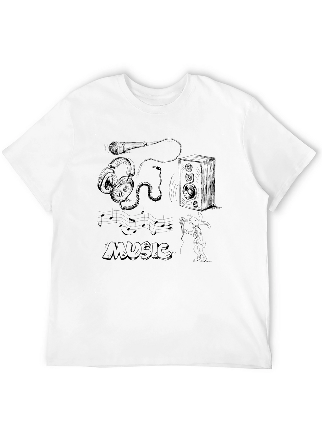 Music Lover Black T-Shirt