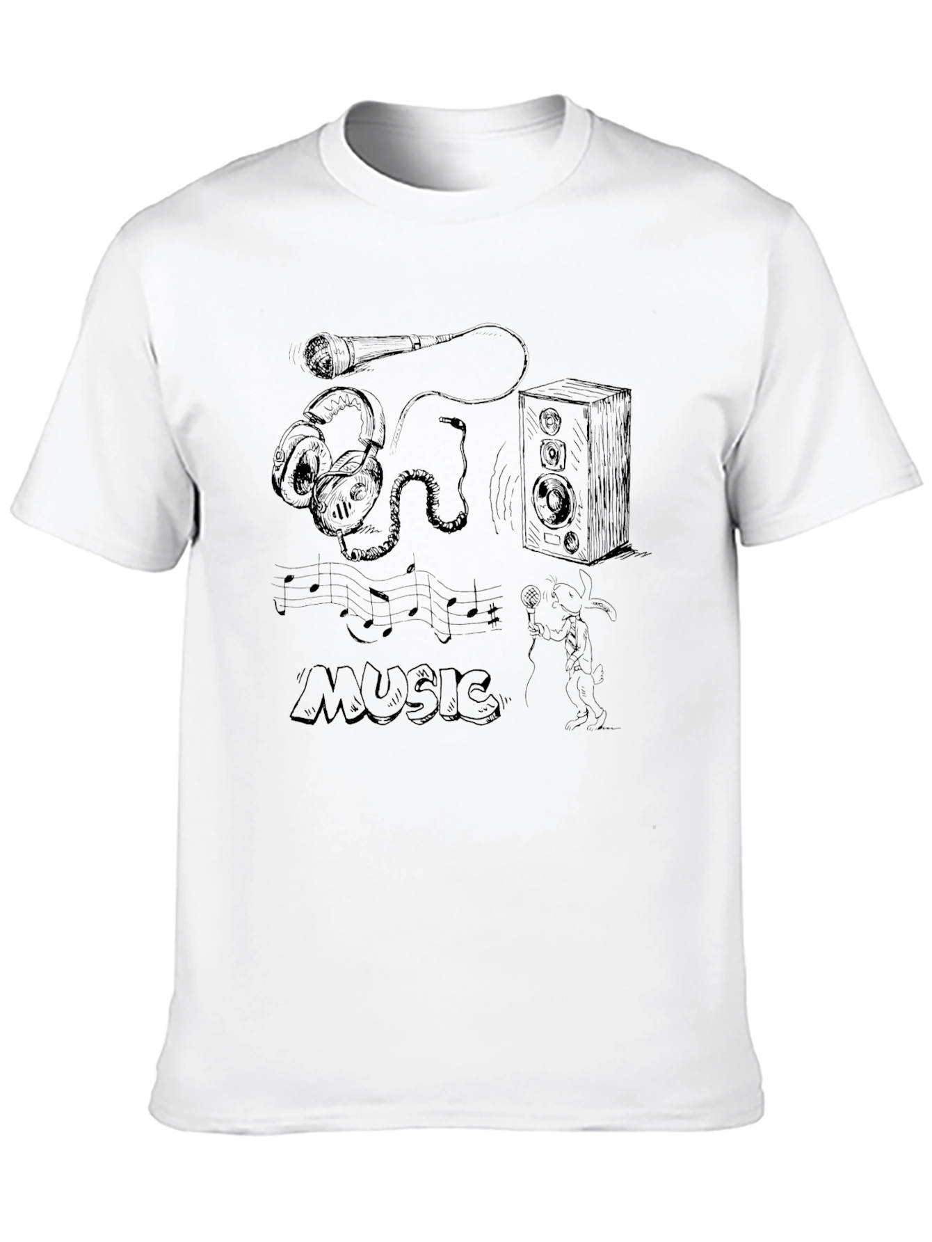 Music Lover Black T-Shirt