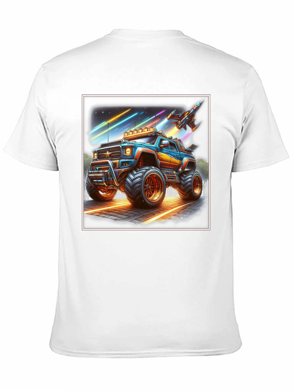 Monster Truck Rocket T-Shirt