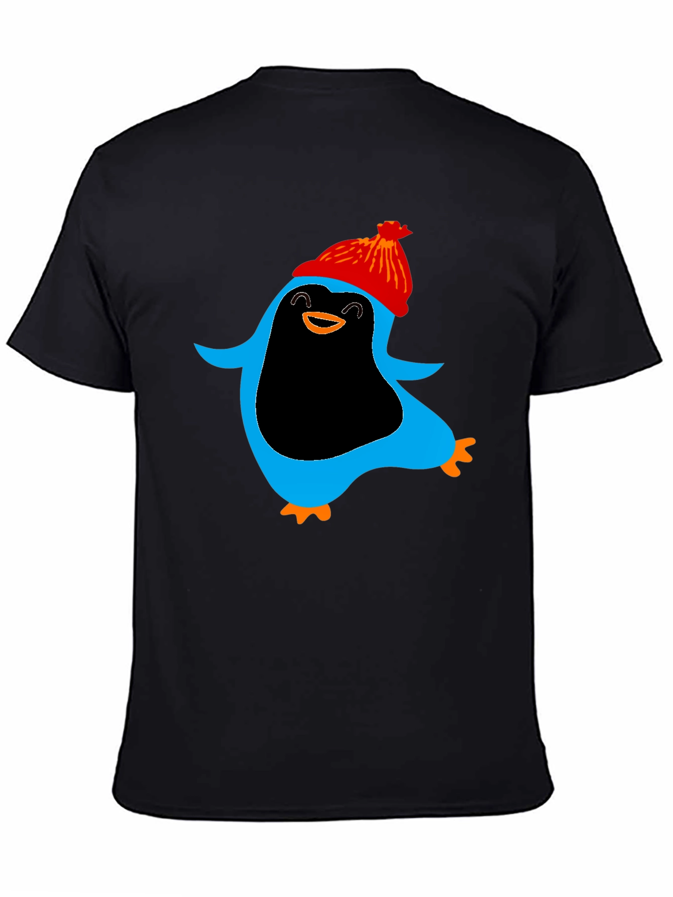 Penguin Graphic Black T-Shirt