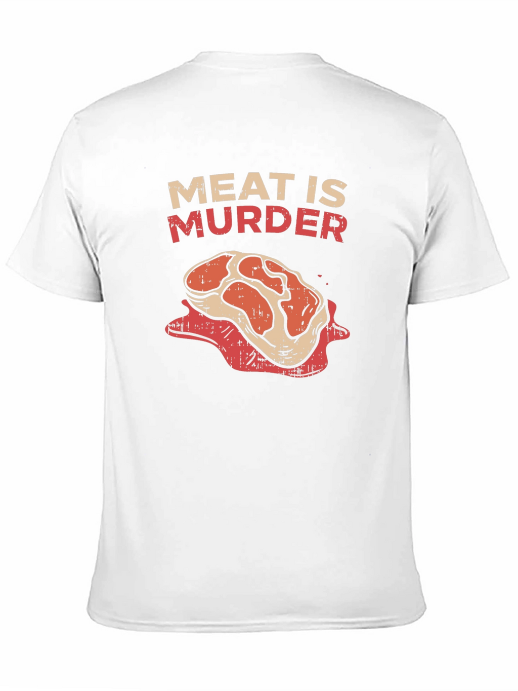 Meat is Murder Graphic T-Shirt - Vegan Statement Tee