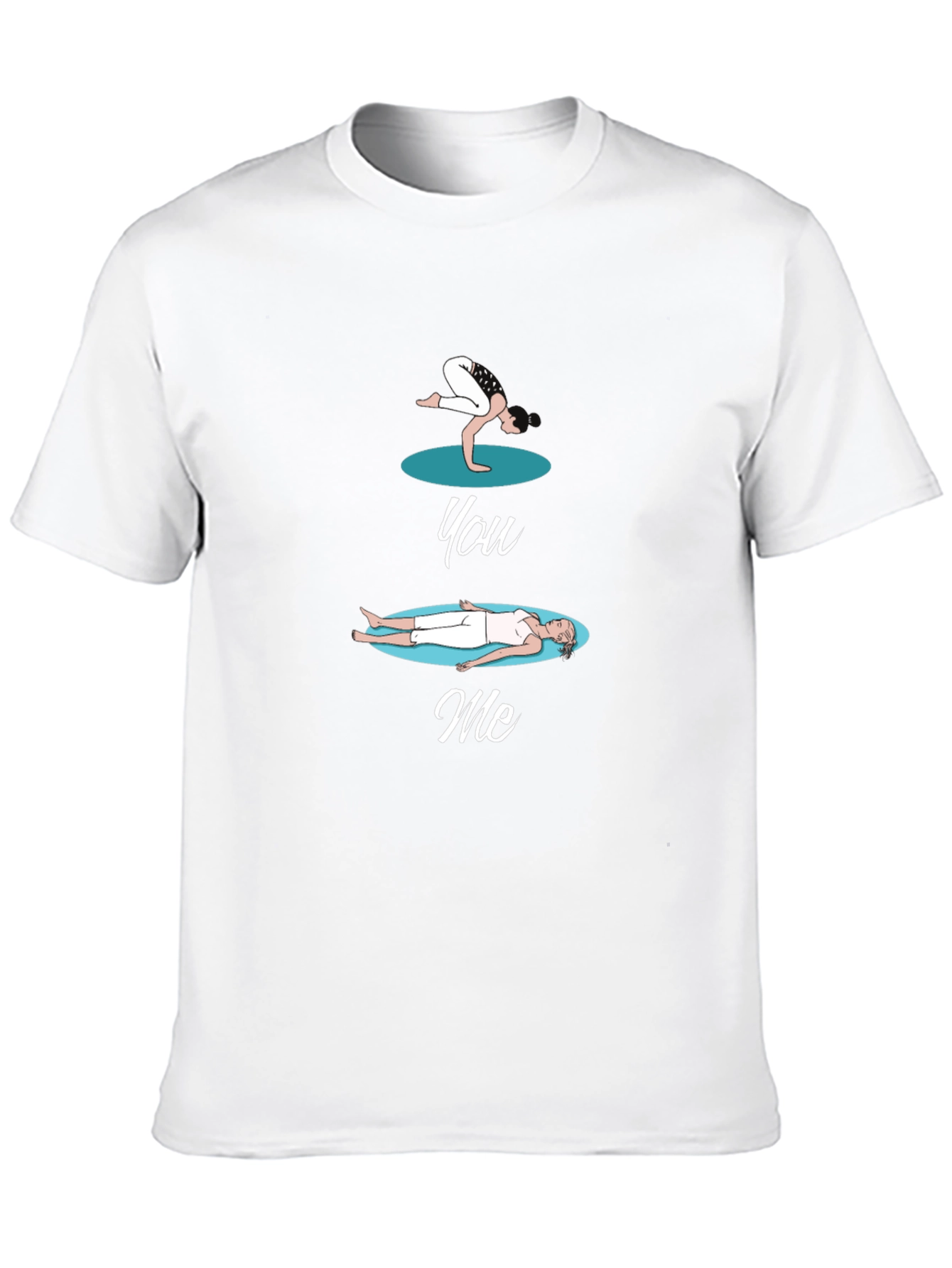 Yoga You Me Black T-Shirt