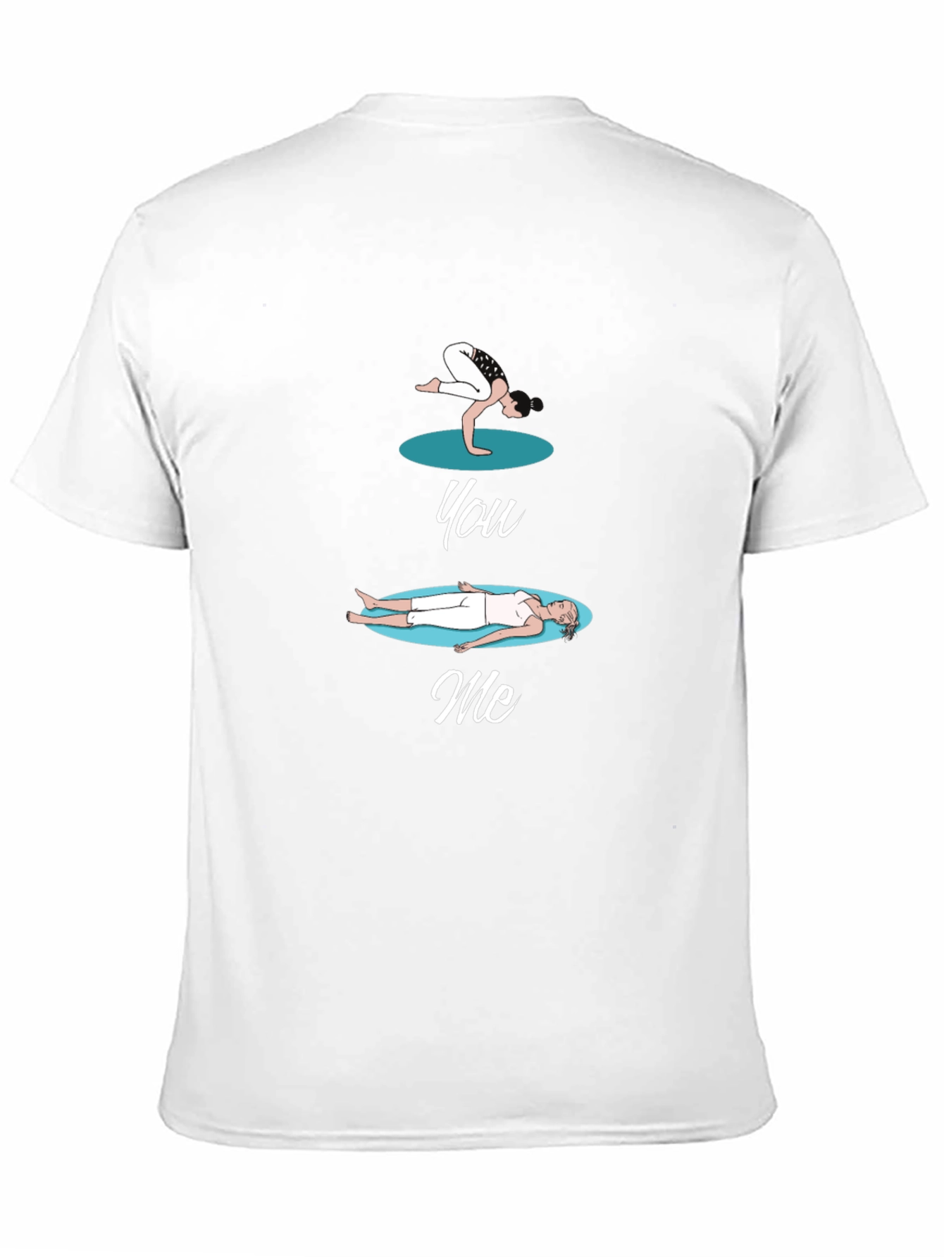Yoga You Me Black T-Shirt