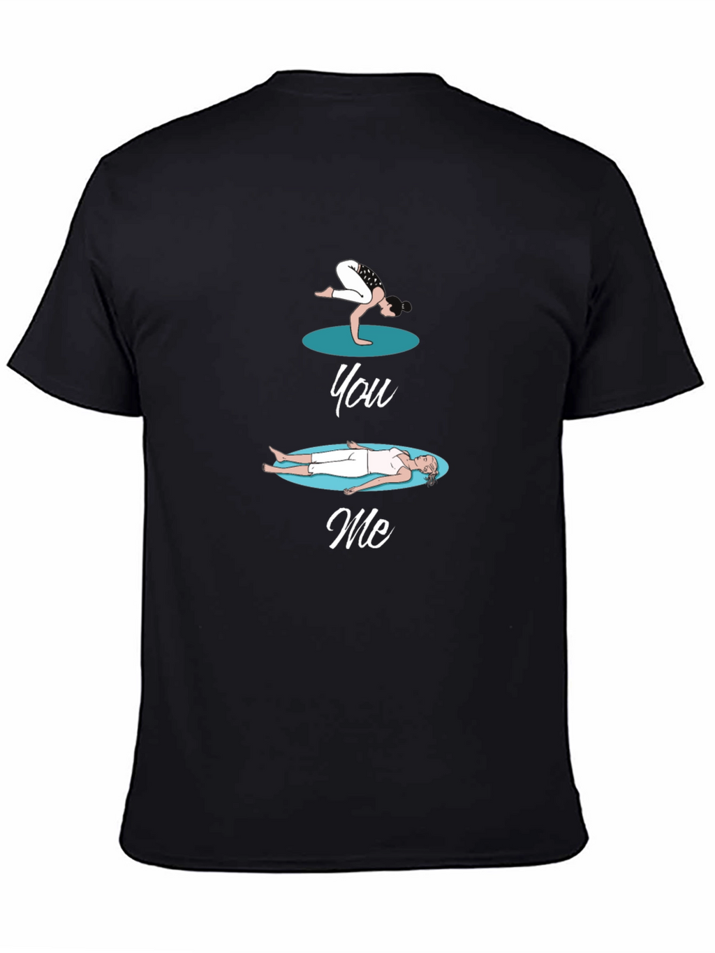 Yoga You Me Black T-Shirt