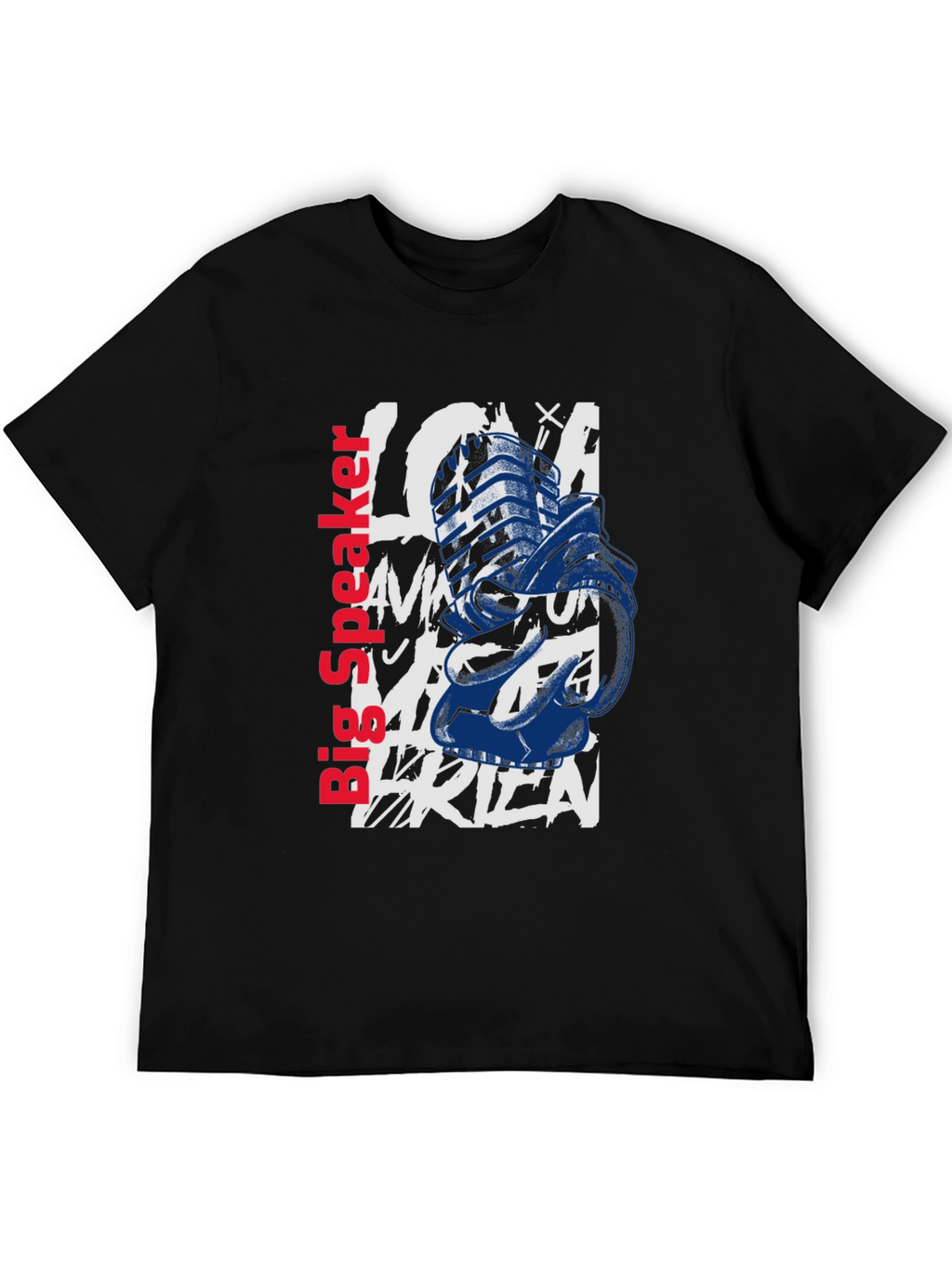 Big Speaker Graphic Print T-Shirt