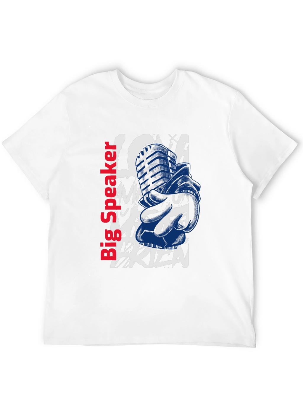 Big Speaker Graphic Print T-Shirt