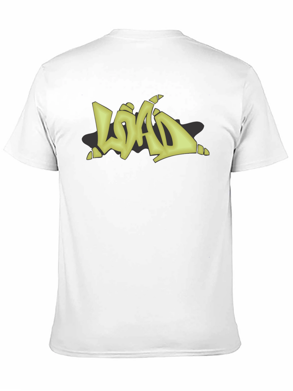 Graffiti Style LOAD Graphic Black T-Shirt