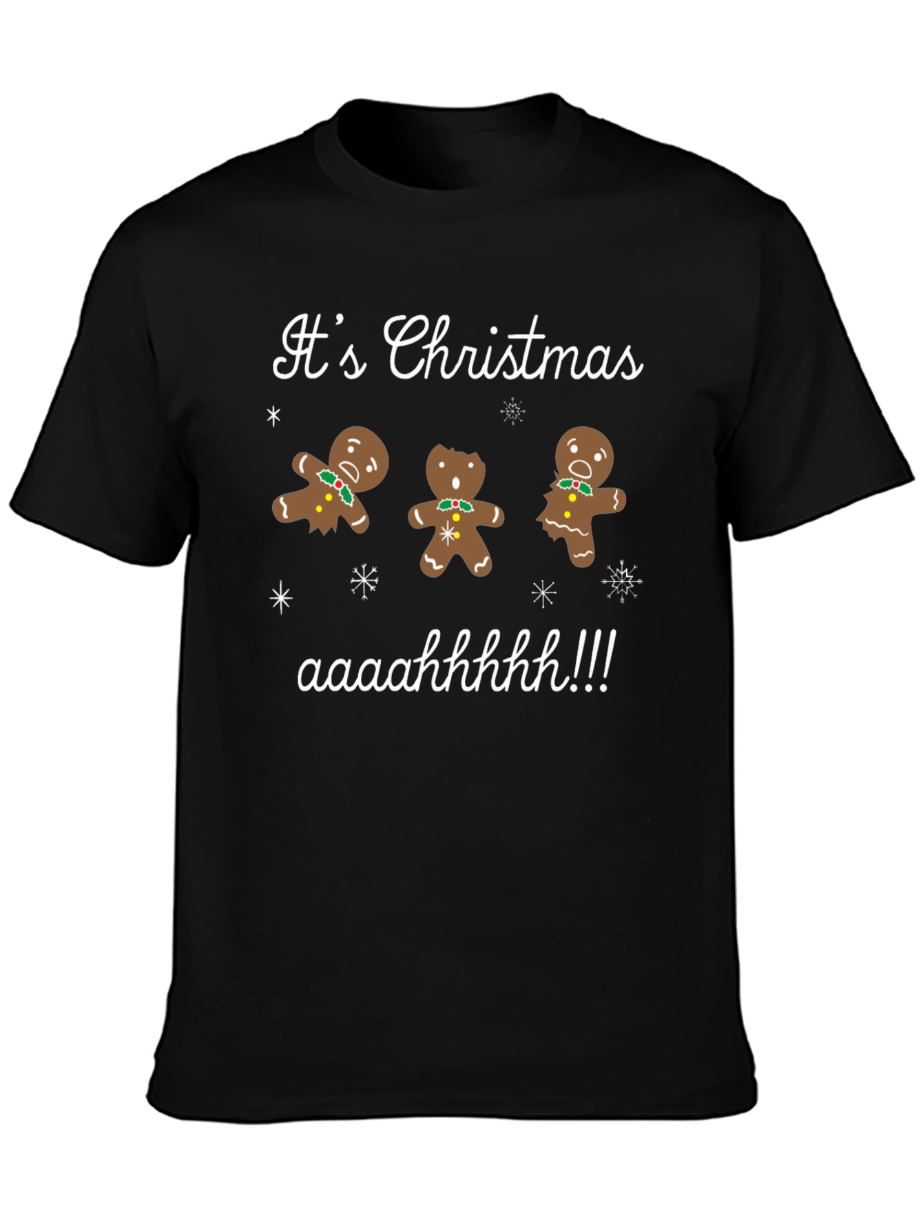 Its Christmas Gingerbread Men T-Shirt