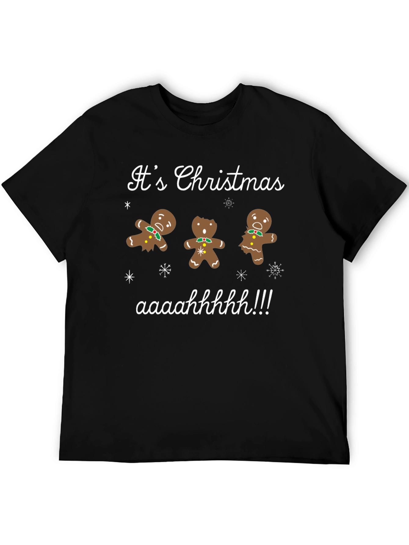 Its Christmas Gingerbread Men T-Shirt