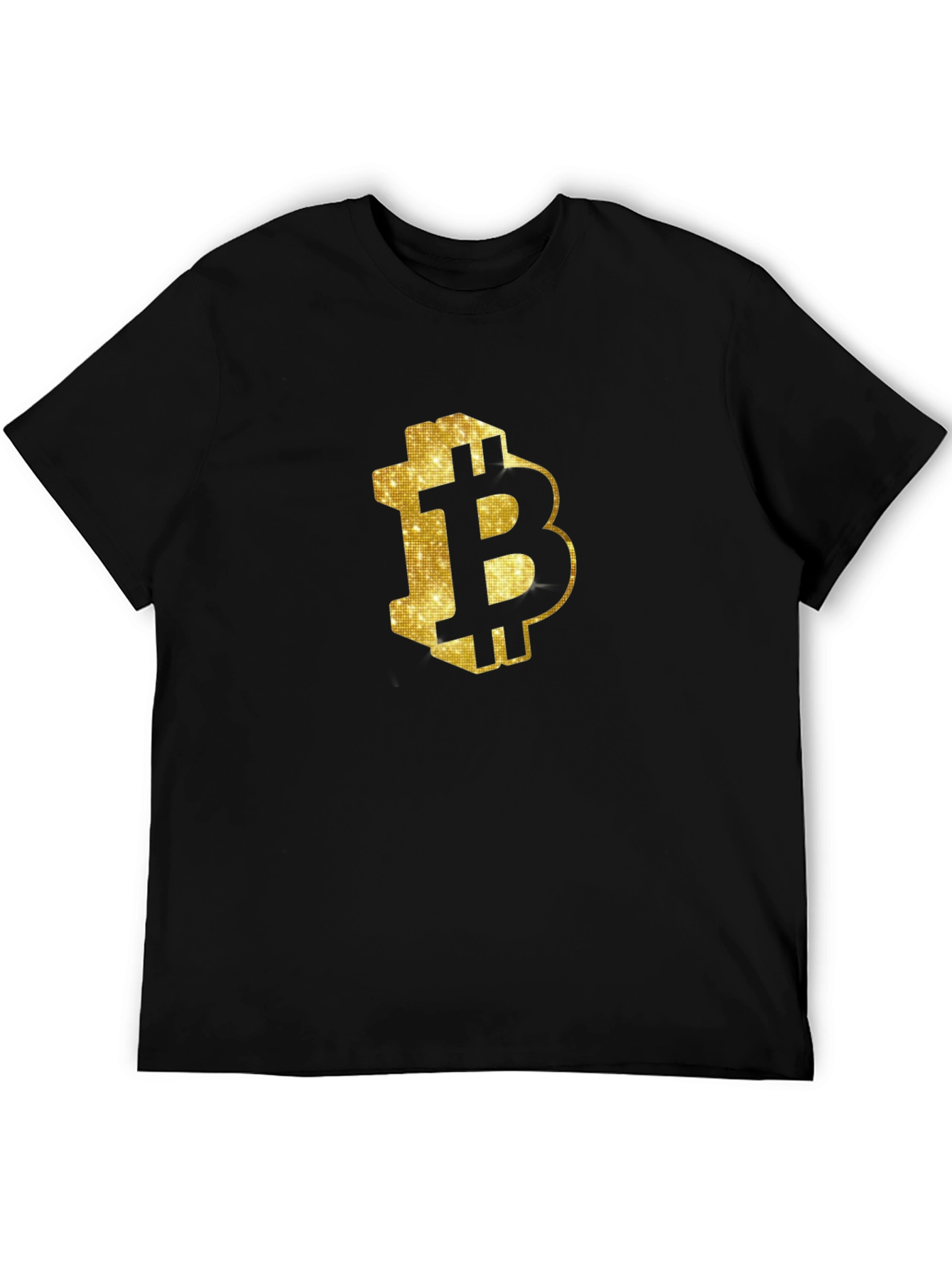 Bitcoin BTC Logo Black T-Shirt
