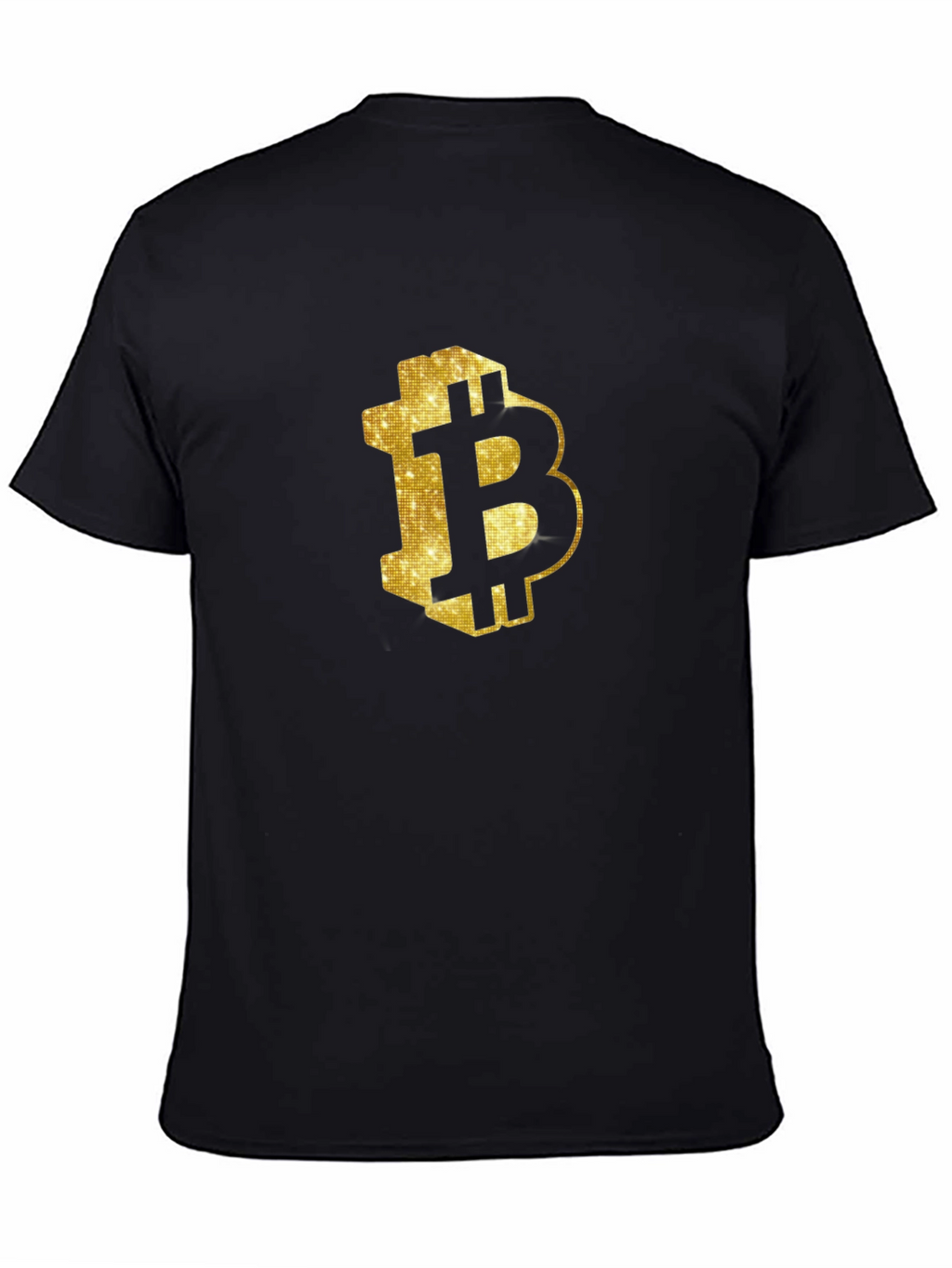 Bitcoin BTC Logo Black T-Shirt