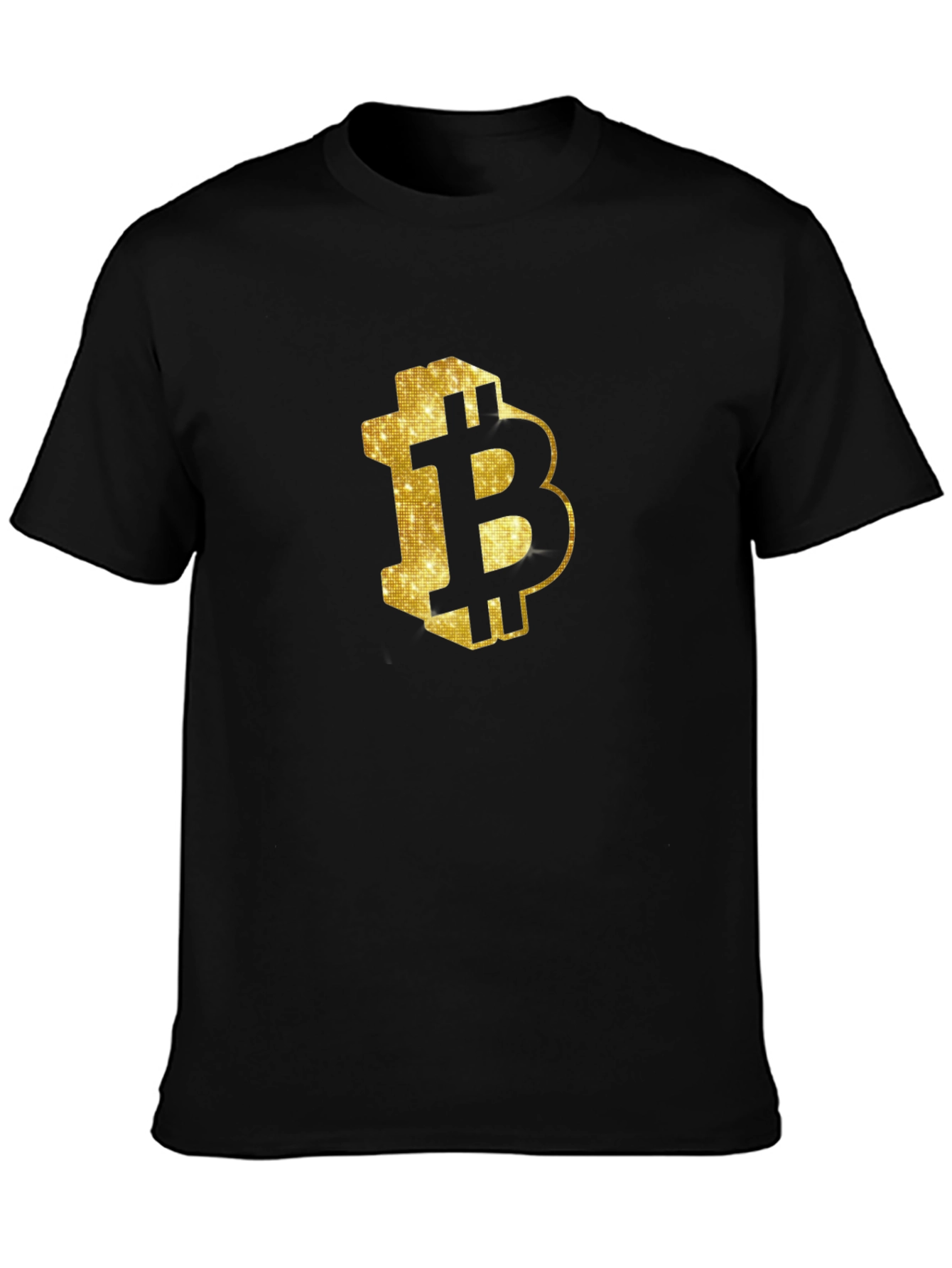 Bitcoin BTC Logo Black T-Shirt