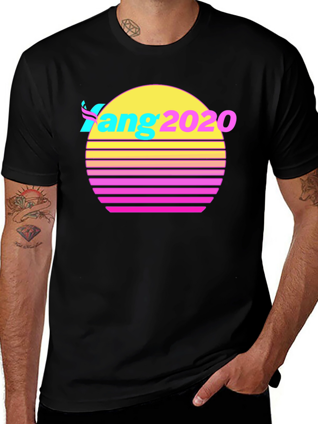 Yang 2020 Retro T-Shirt