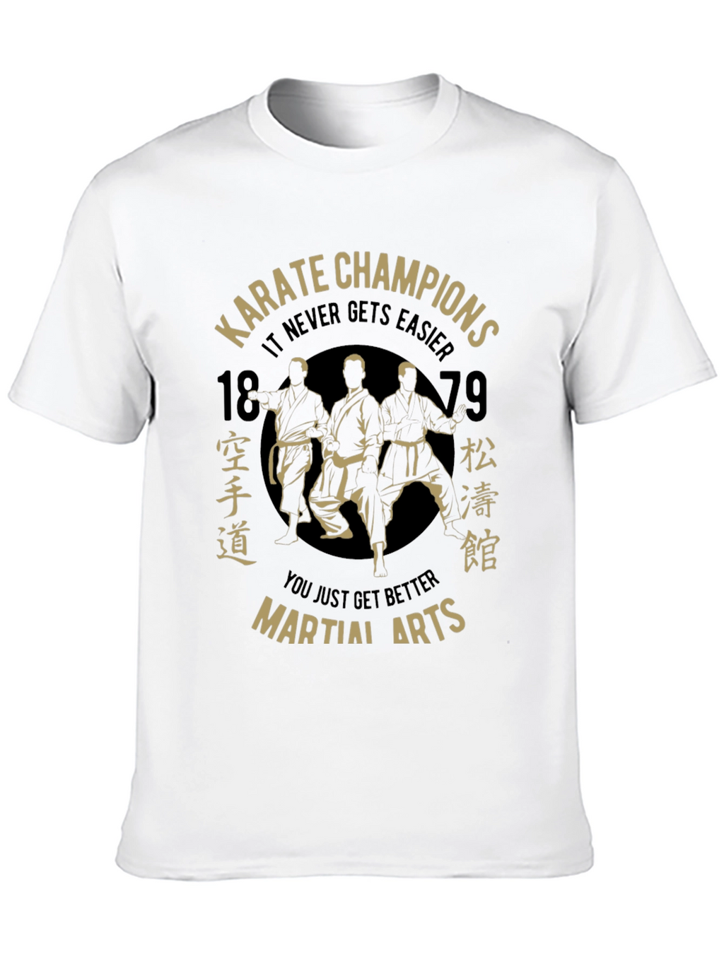 Karate Champions Martial Arts Black T-Shirt