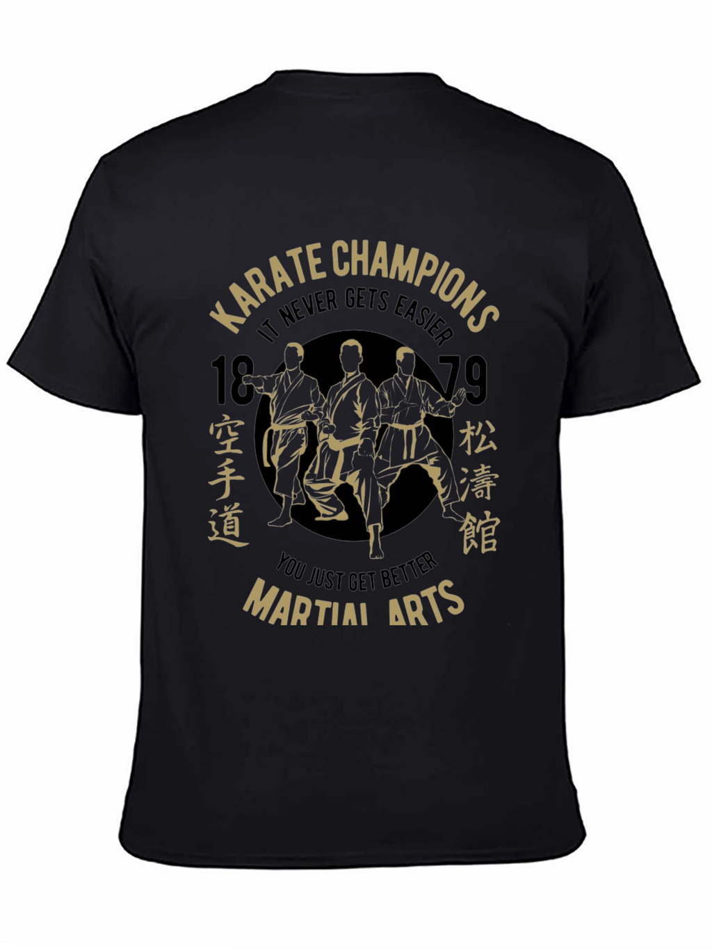 Karate Champions Martial Arts Black T-Shirt