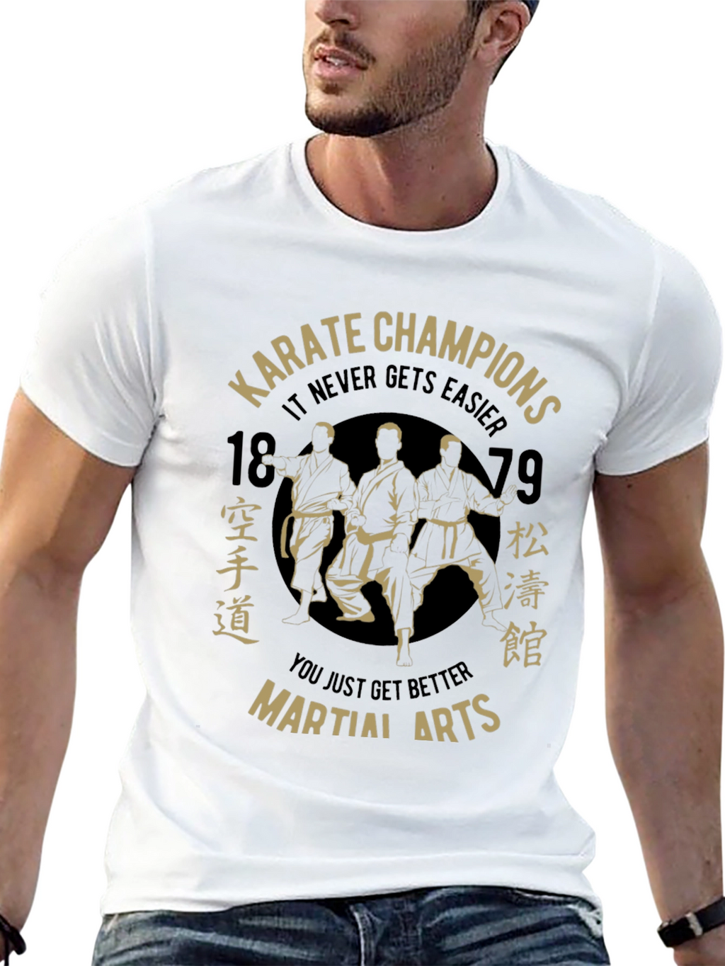 Karate Champions Martial Arts Black T-Shirt