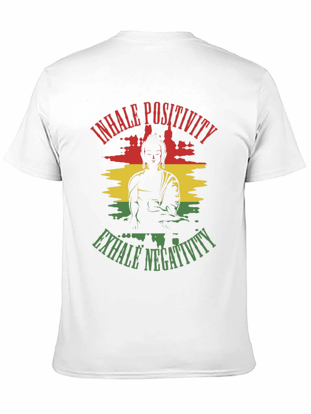 Inhale Positivity Buddha Graphic Tee