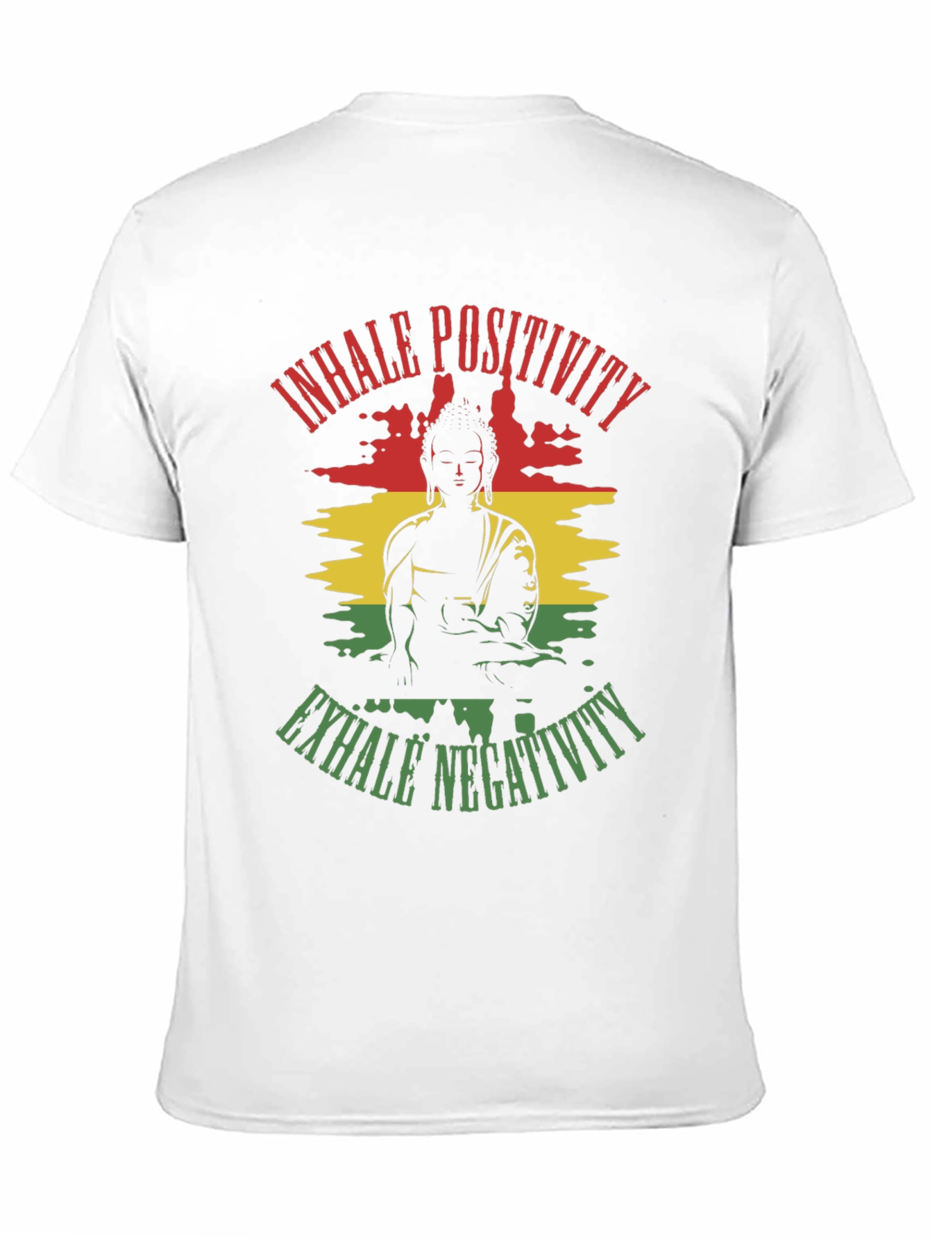 Inhale Positivity Buddha Graphic Tee