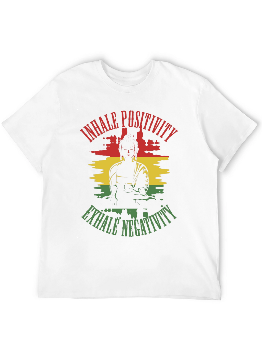 Inhale Positivity Buddha Graphic Tee
