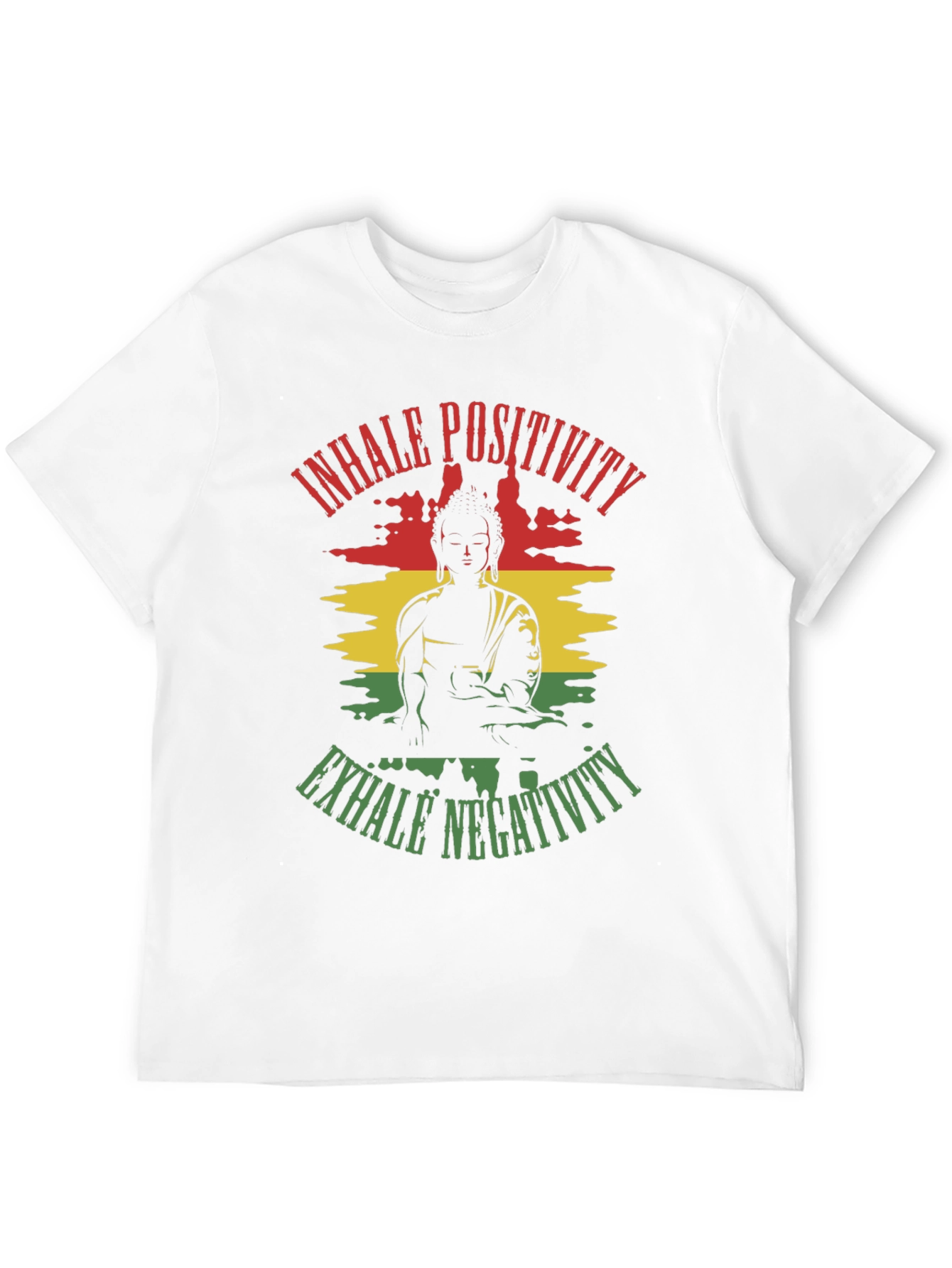 Inhale Positivity Buddha Graphic Tee