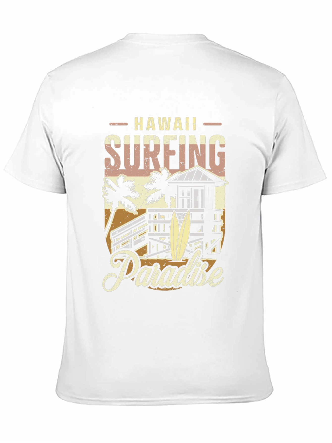 Hawaii Surfing Paradise Graphic Tee