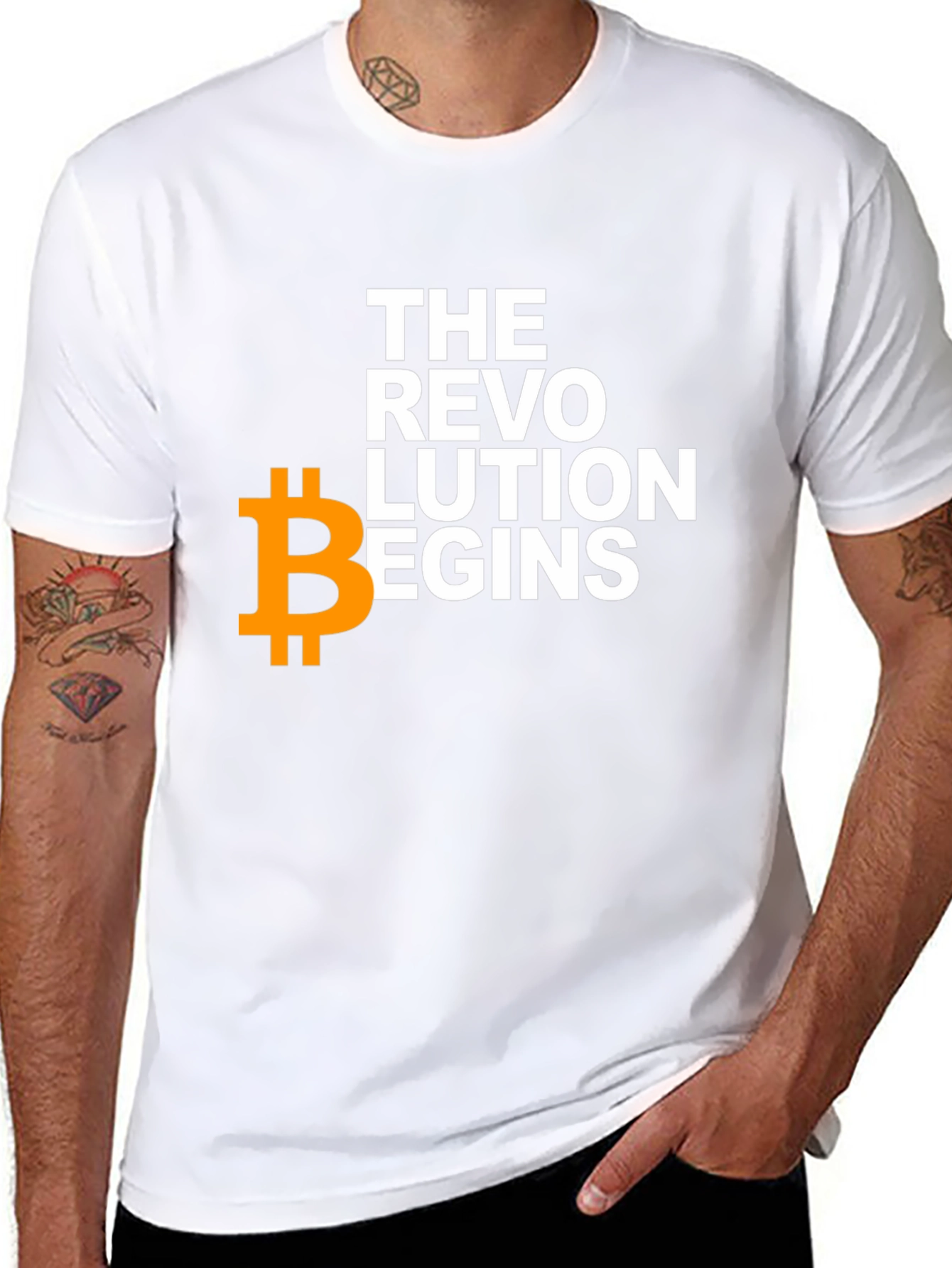 Bitcoin Revolution Black T-Shirt