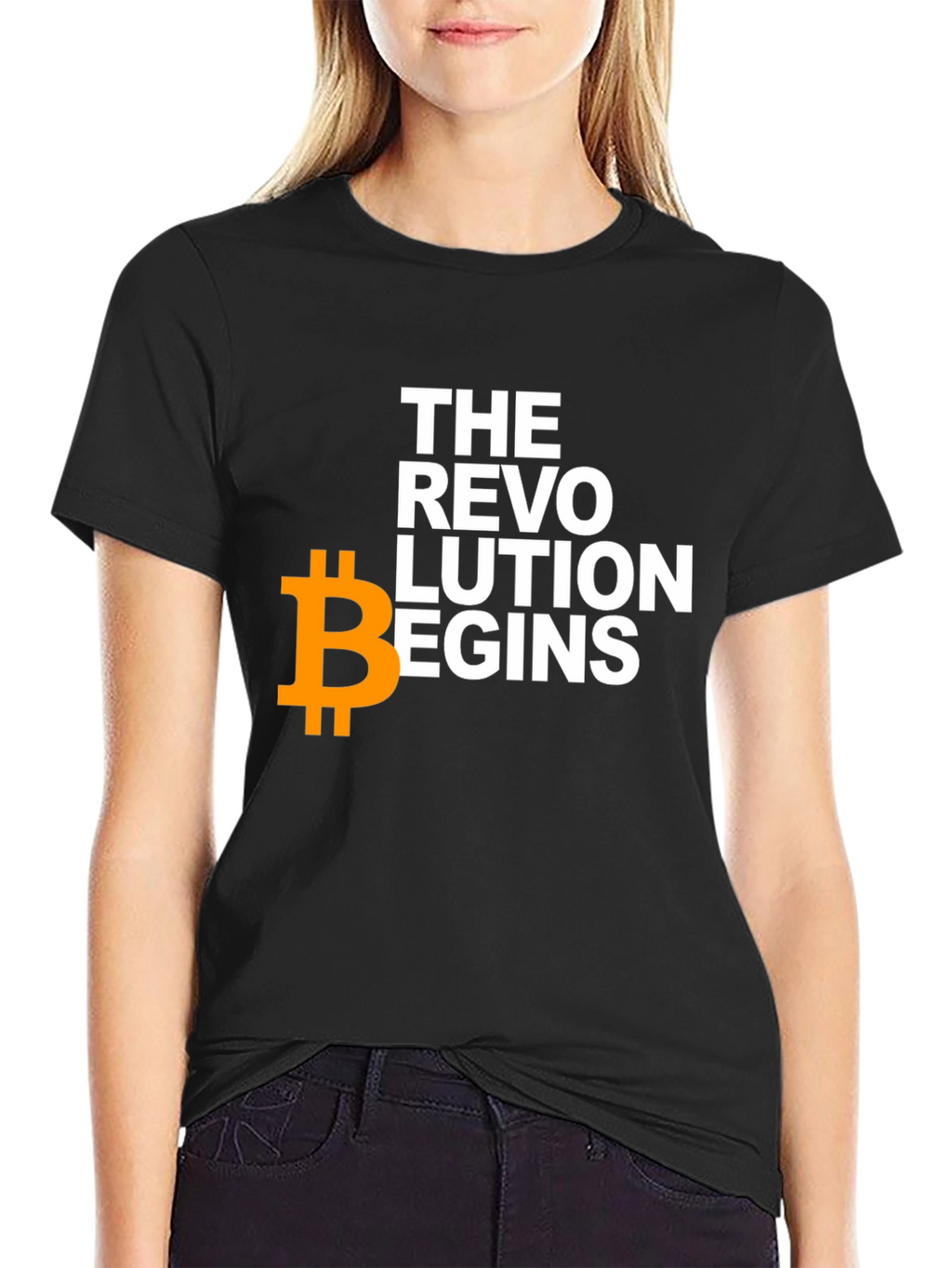 Bitcoin Revolution Black T-Shirt