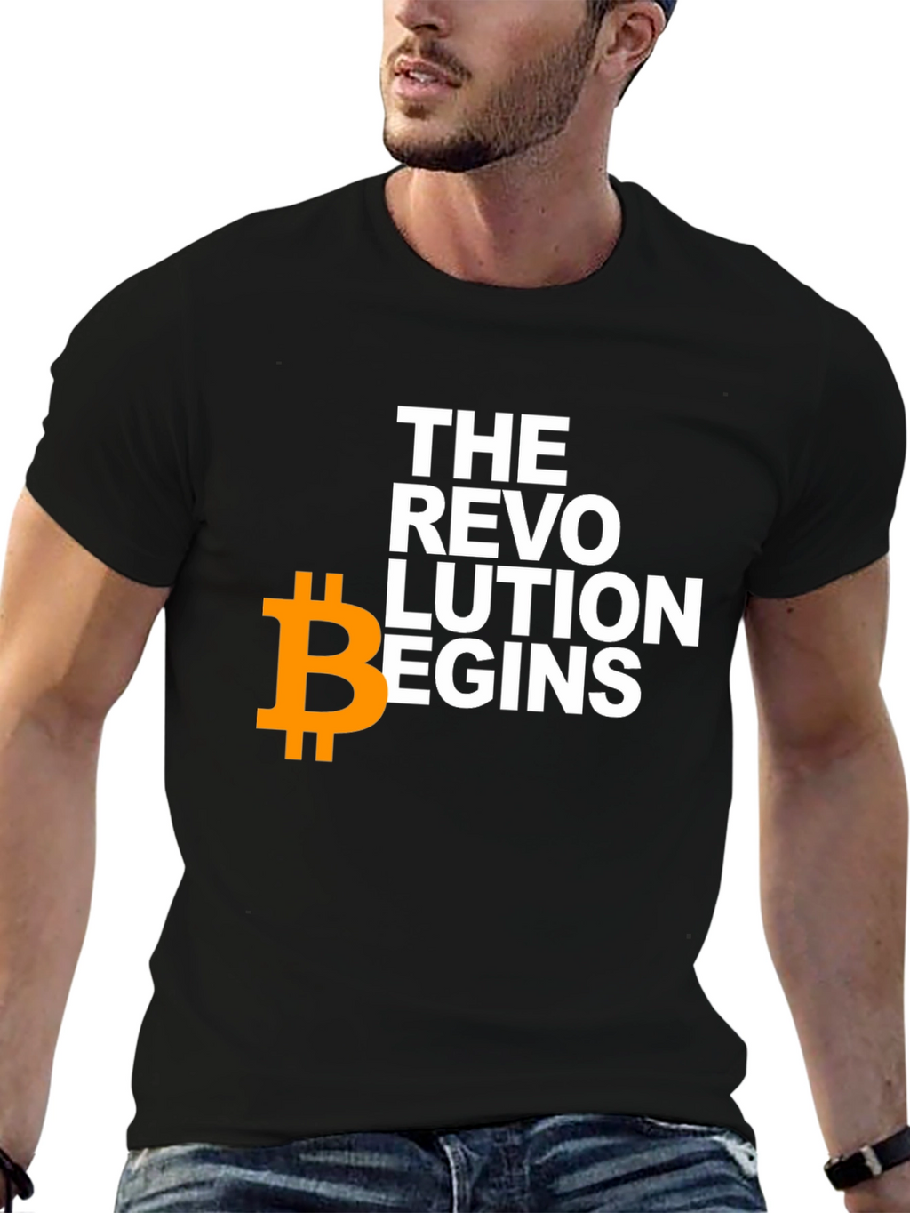 Bitcoin Revolution Black T-Shirt
