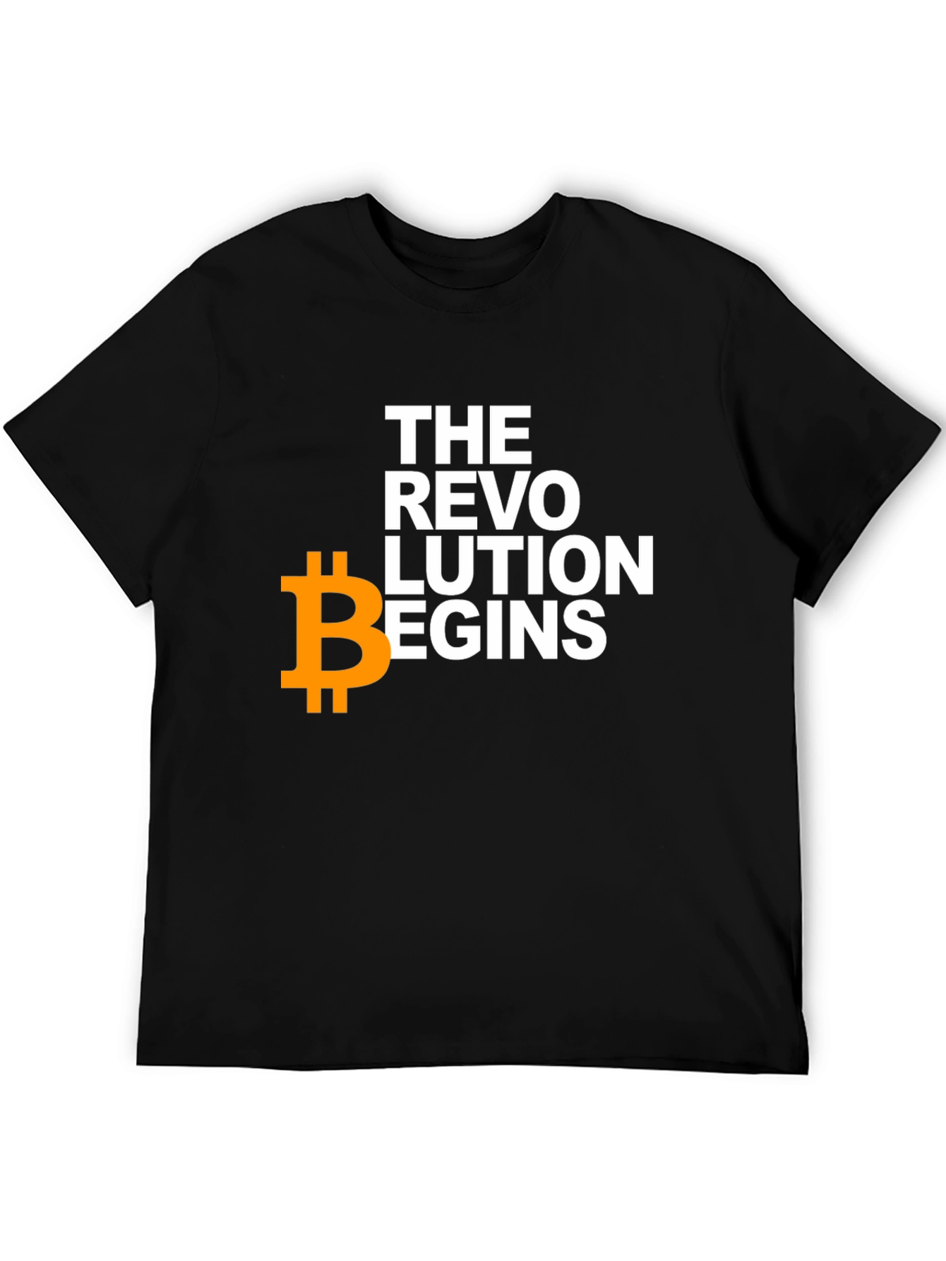 Bitcoin Revolution Black T-Shirt