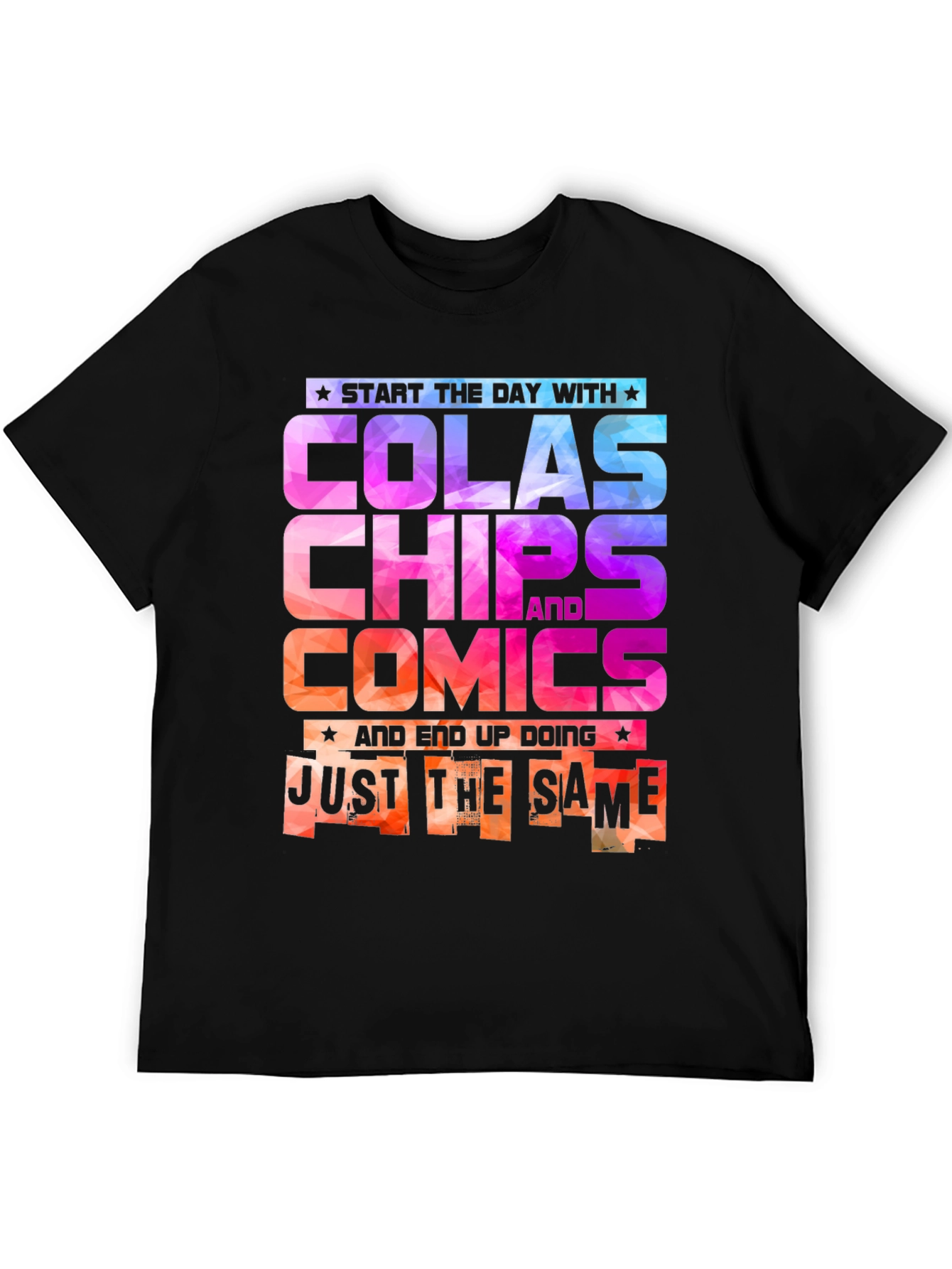 Colas Chips & Comics Graphic T-Shirt