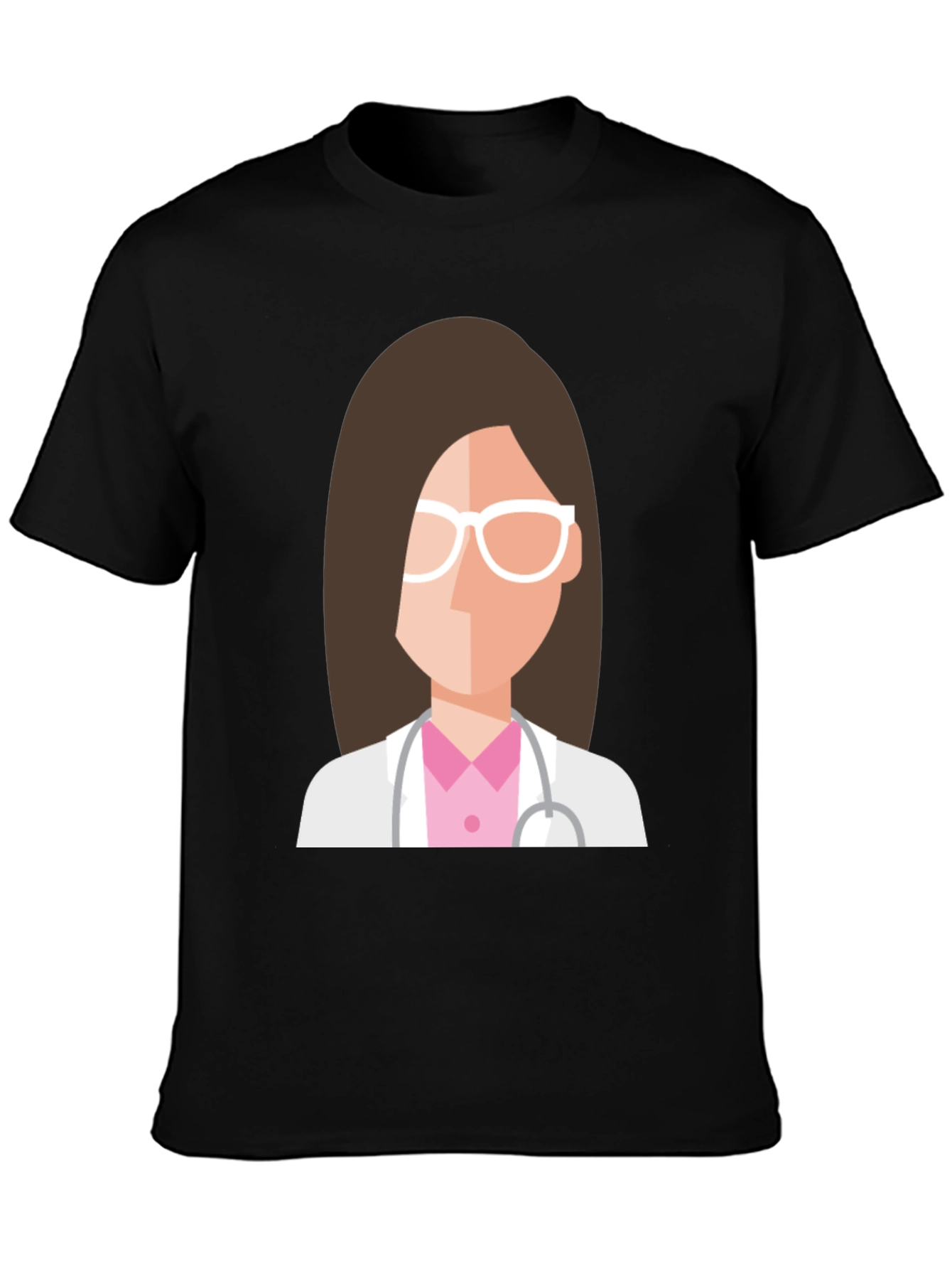 Doctor Graphic Tee - Unisex Black T-Shirt