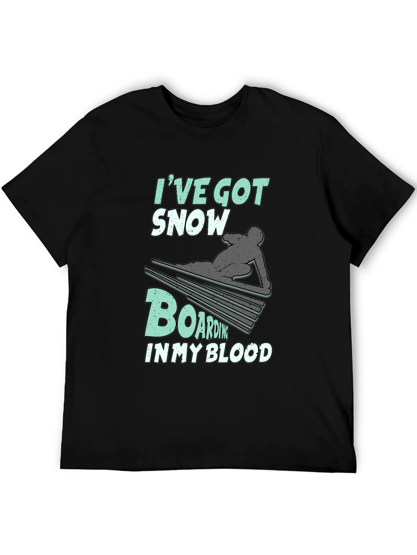 Snowboarding T-Shirt - In My Blood Graphic Tee